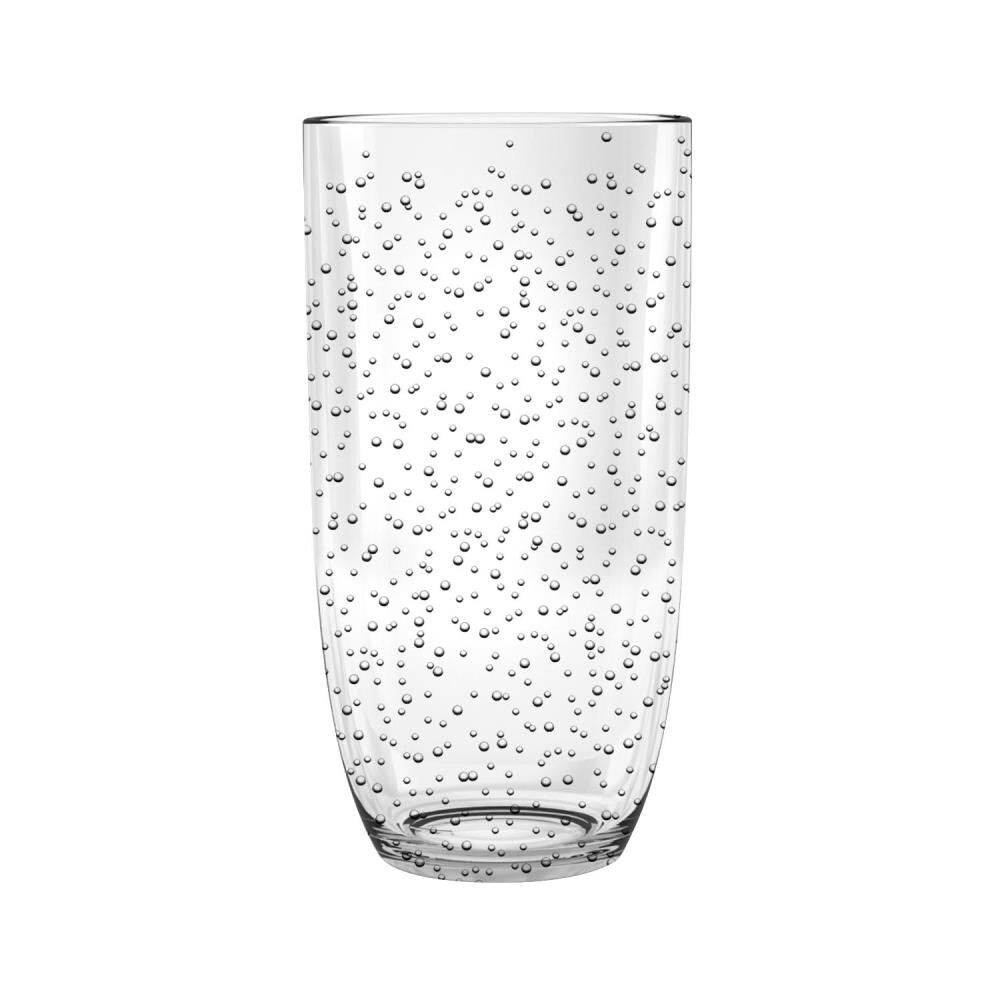 TarHong Bubble Jumbo Glass, Clear, 23 oz, Premium Plastic, Set of 6