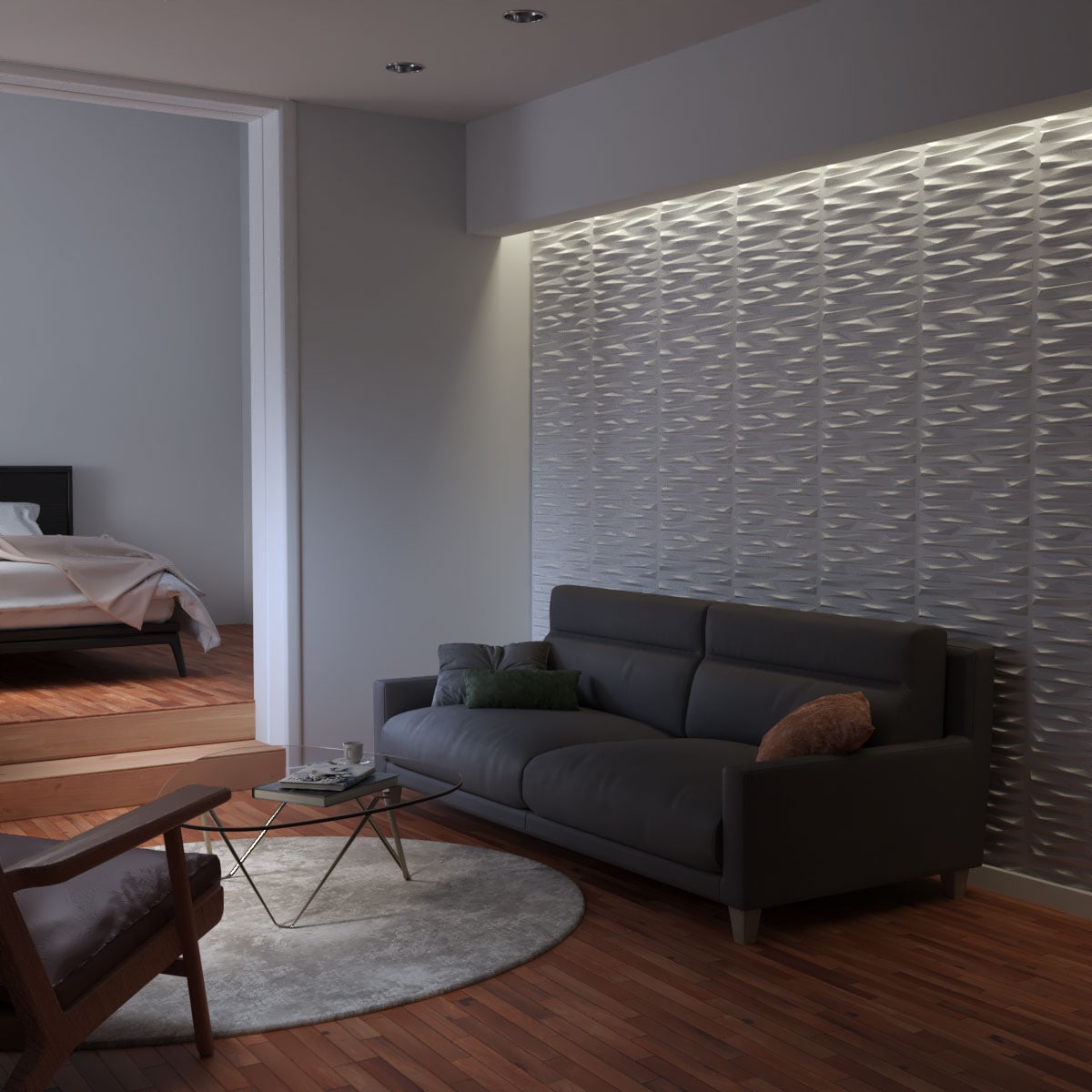 Ekena Millwork WP20X20ENWH-CASE-10 Wall-Panels - View #10