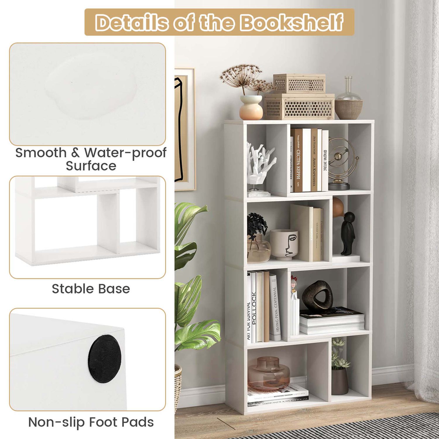 Costway CSHY004665 bookcases - View #7