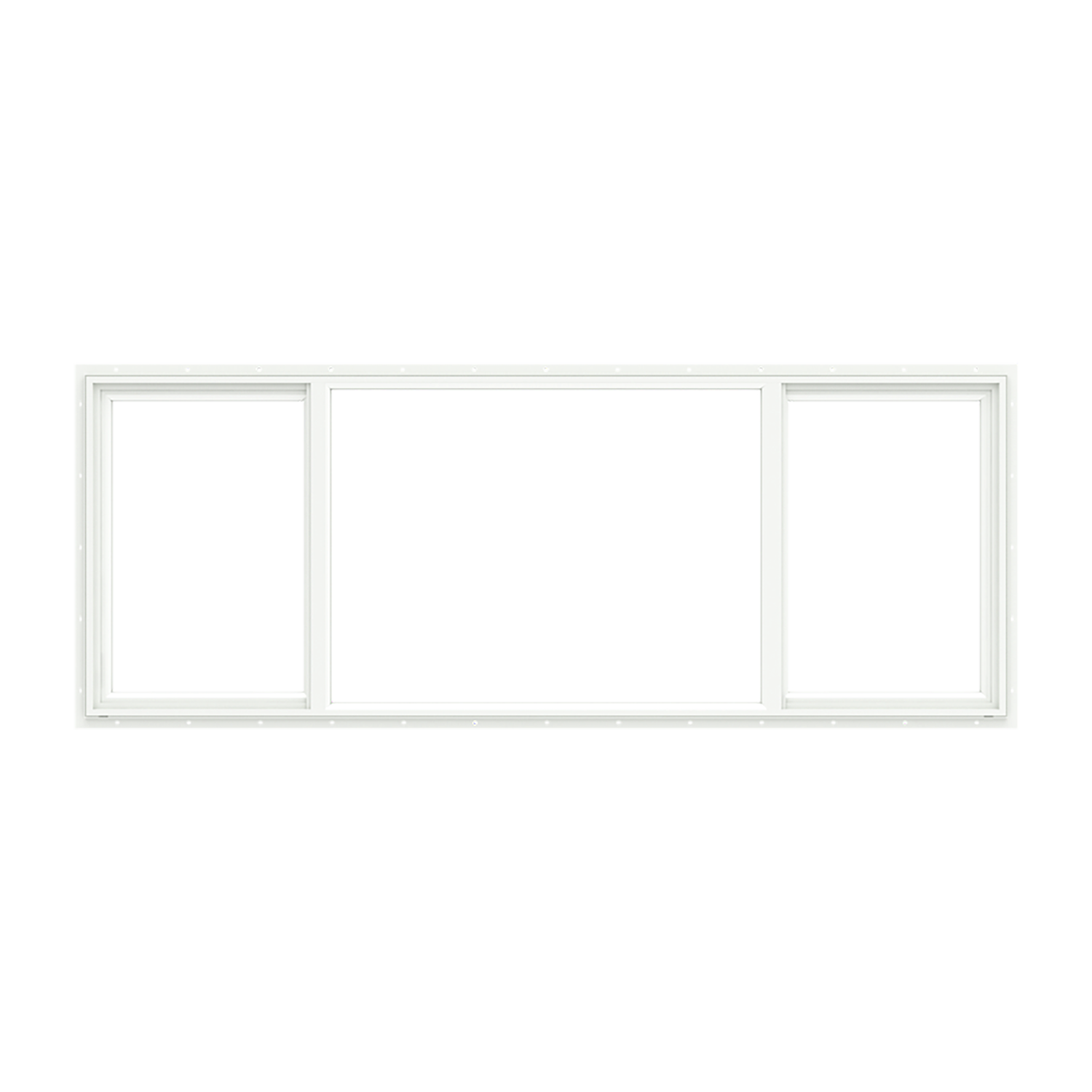 Pella 1000009865 150 Series 95-1/2-in x 47-1/2-in White Exterior White Interior Left/Right Handed Vinyl Sliding Window Annealed Glass (Half Screen Included)