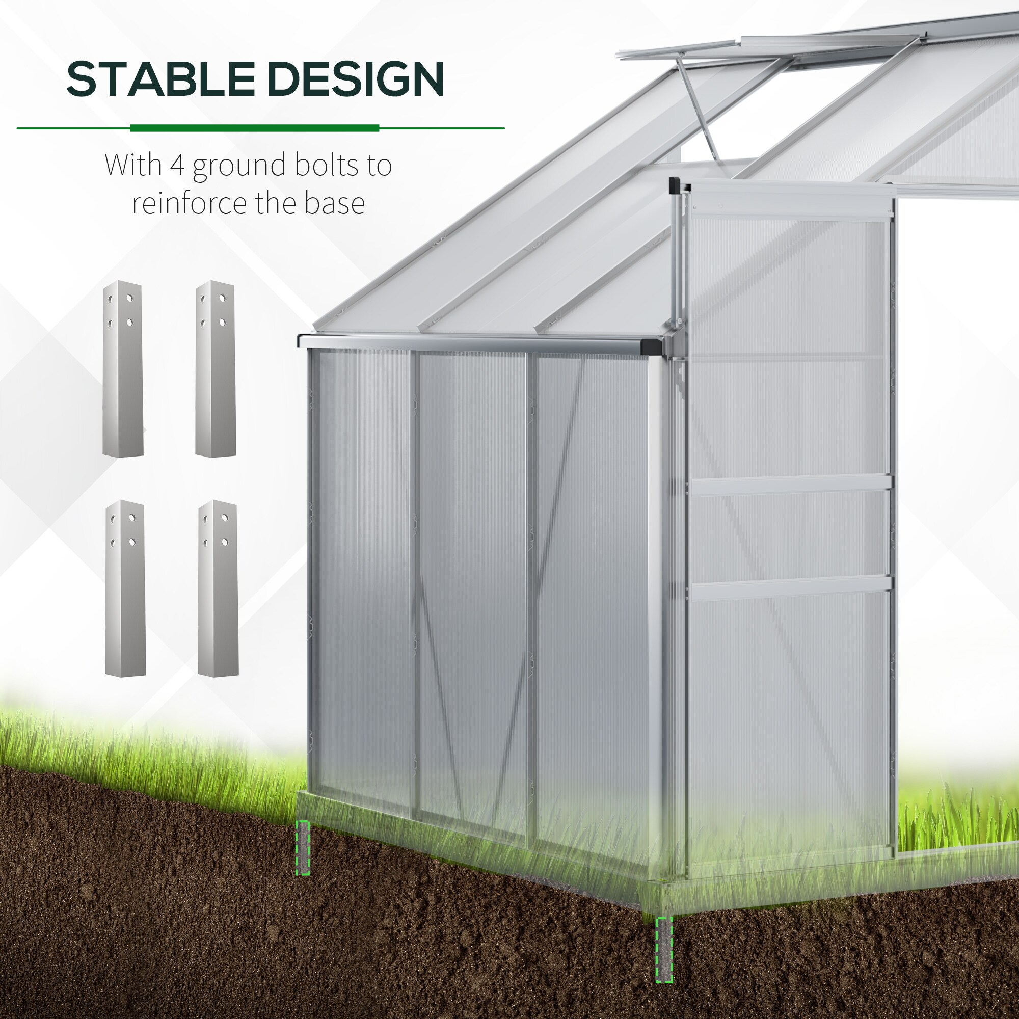 Outsunny 845-539 greenhouses - View #9