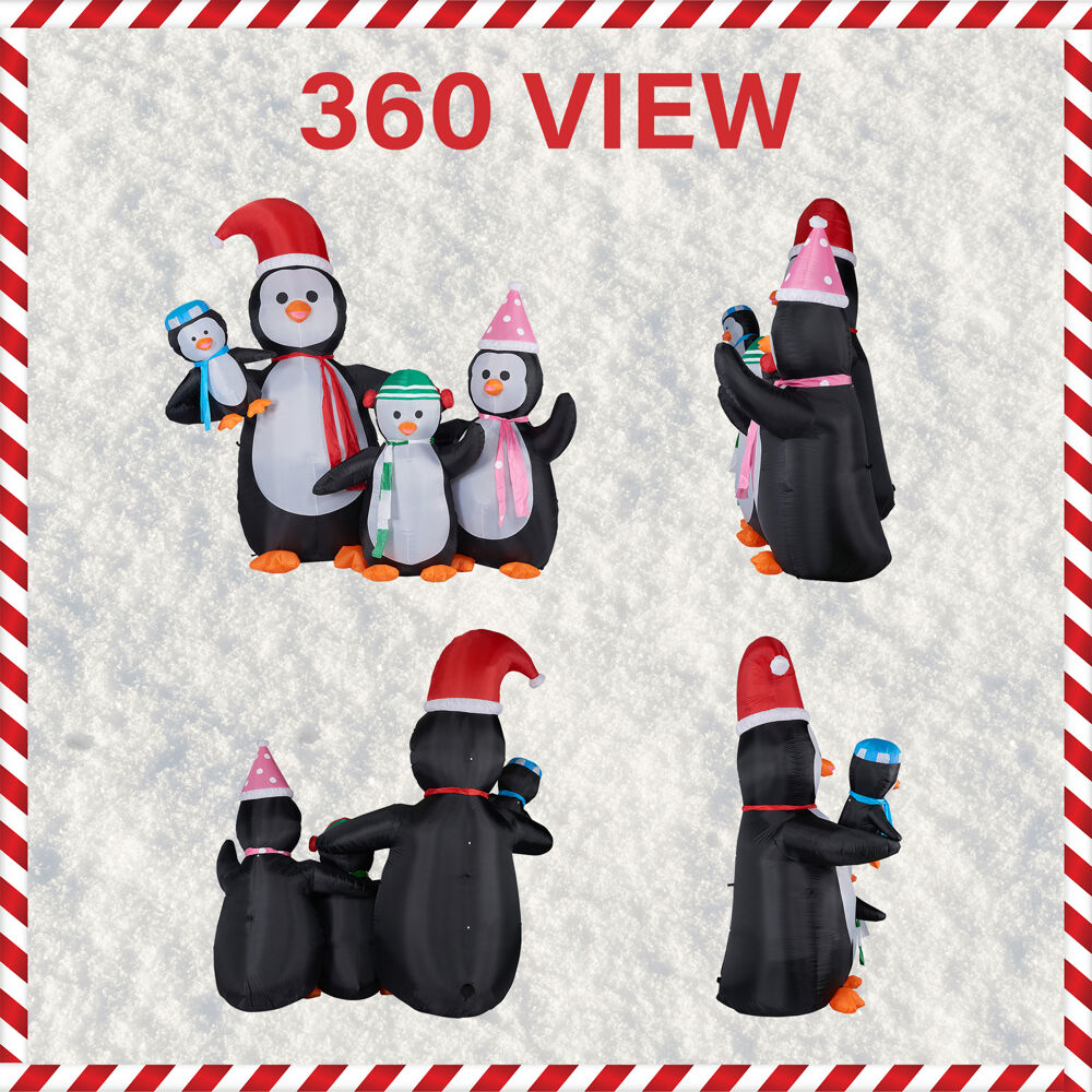 Fraser Hill Farm FHFPENGNF101-L Christmas-Inflatables - View #4