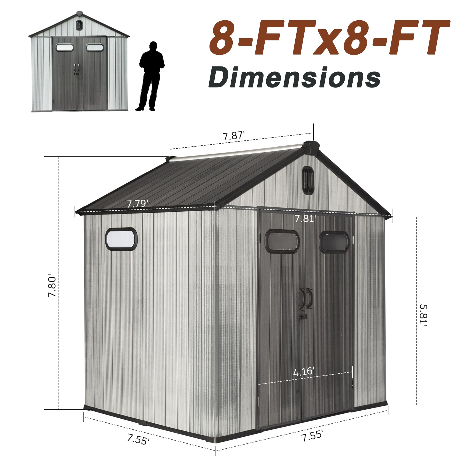 Mondawe MO-CPL-00167 Vinyl-Resin-Storage-Buildings - View #9