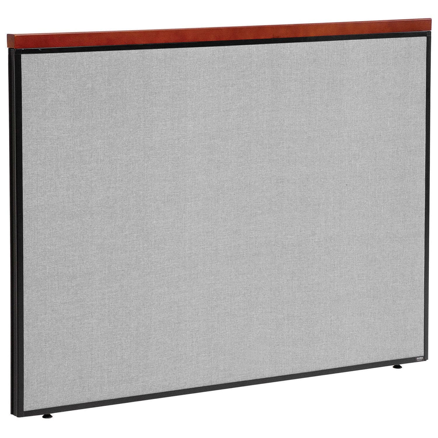 Global Industrial 277531GY 60-14-inW x 43-12-inH Deluxe Office Partition Panel Gray