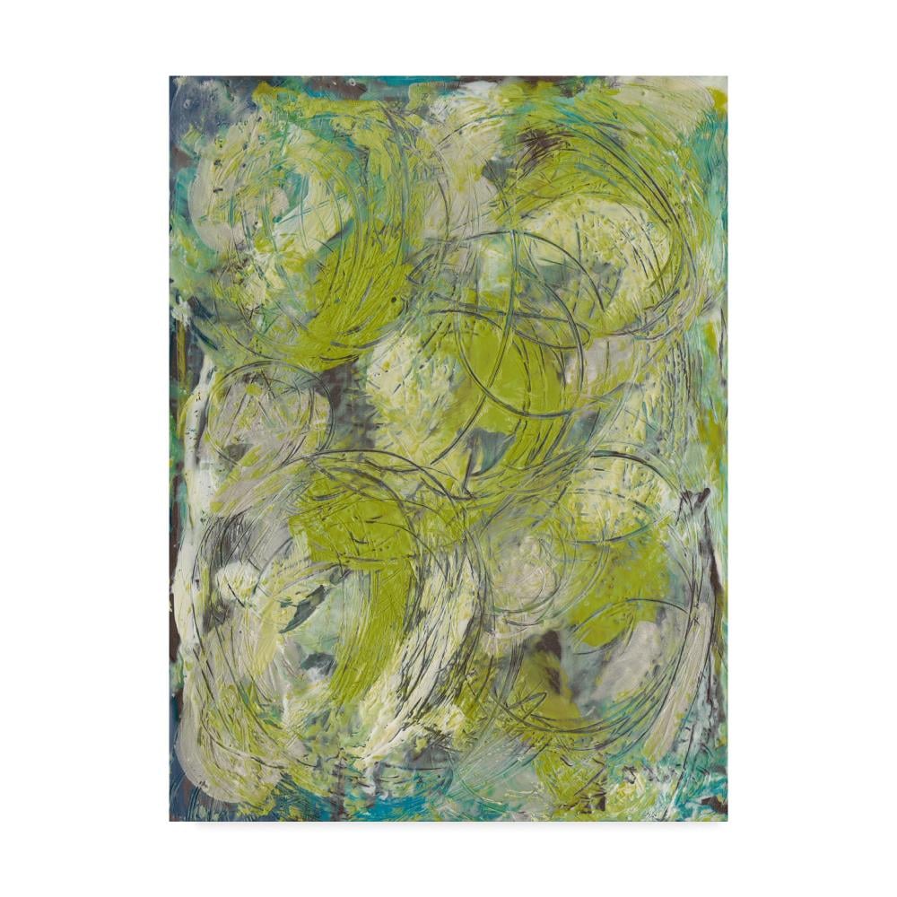 Trademark Fine Art WAG06661-C2432GG Framed 32-Inches H x 24-Inches W Abstract Canvas Print