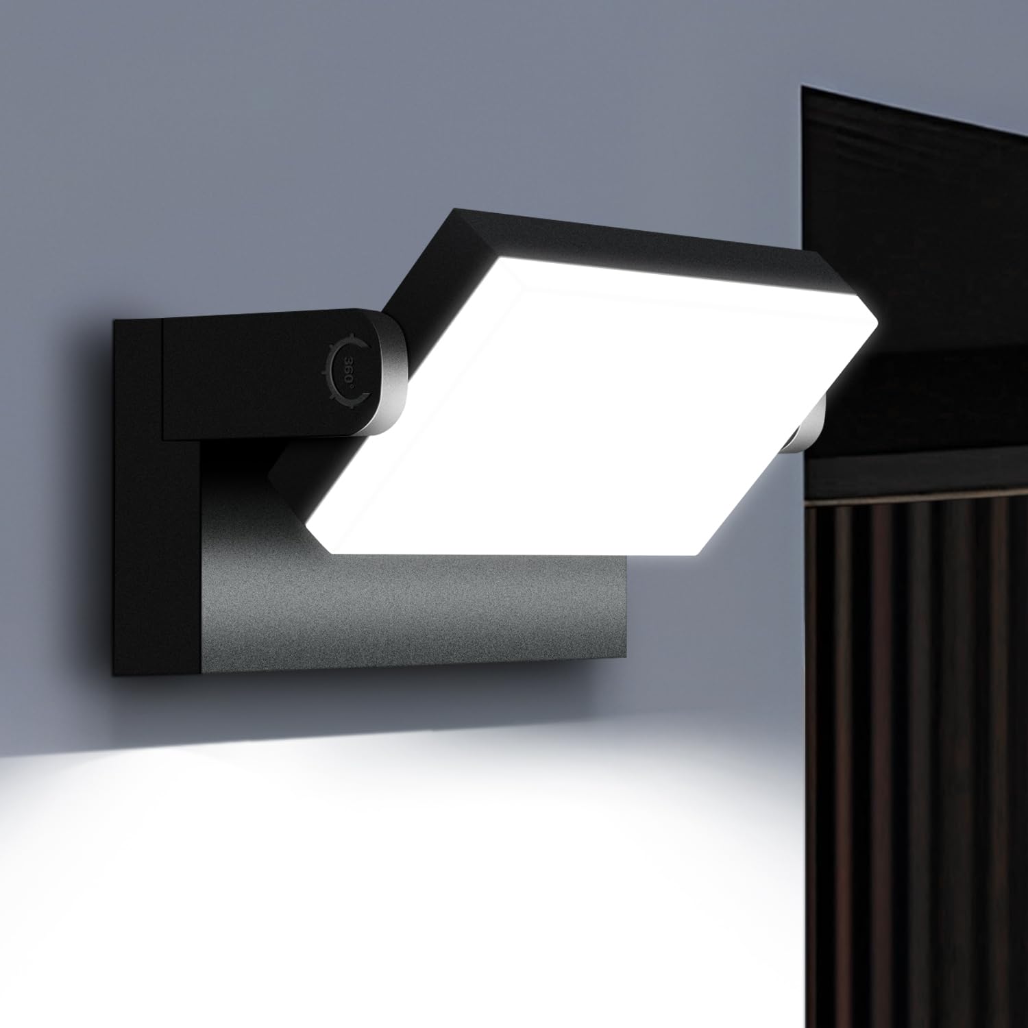 Oyezvary - 40W LED Outdoor Wall Light 5000K Daylight Waterproof Floodlight 360 Degree Adjustable...