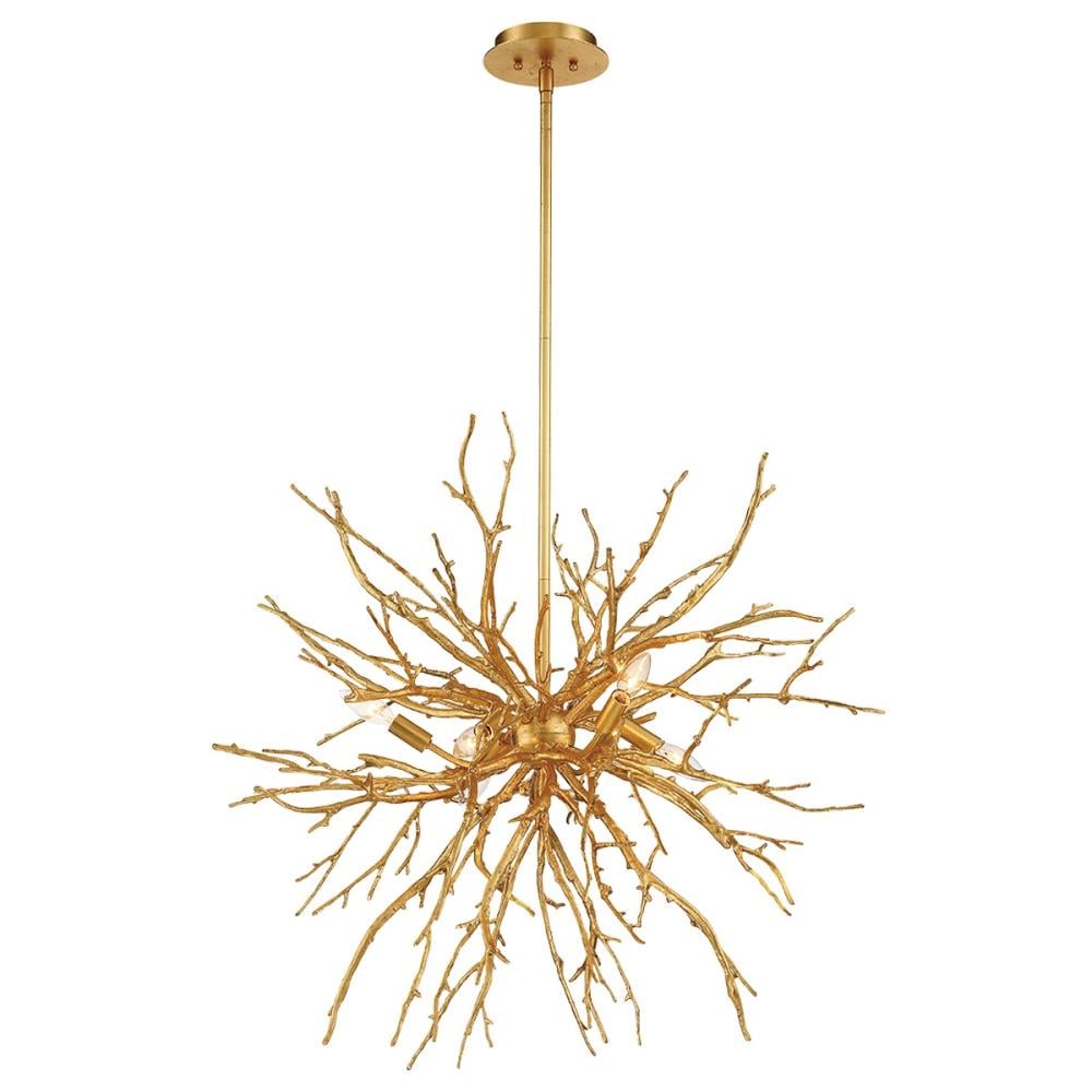 gold leaf light fixture