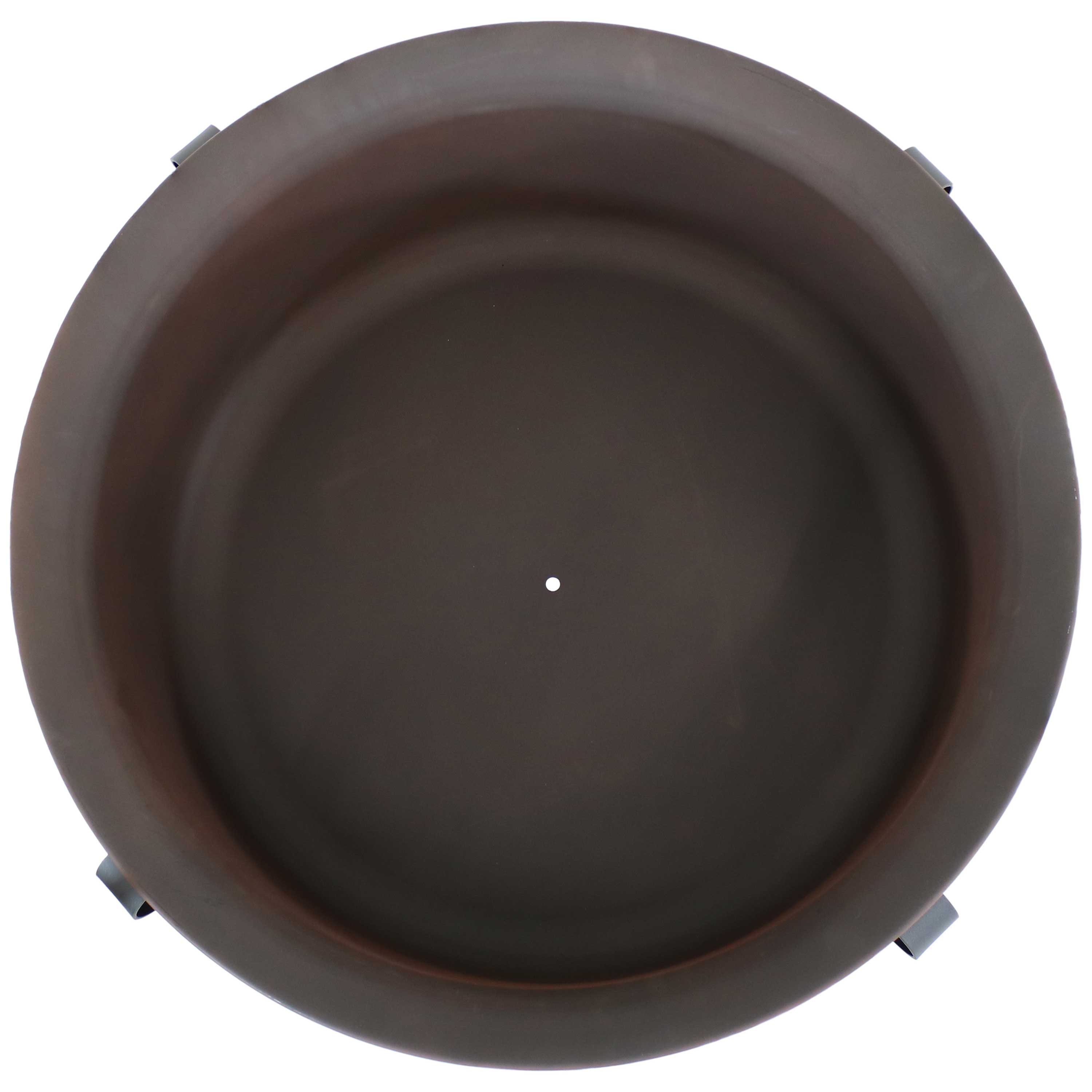 Bronze Cauldron 29-Inch Wood-Burning Fire Pit with Spark Screen