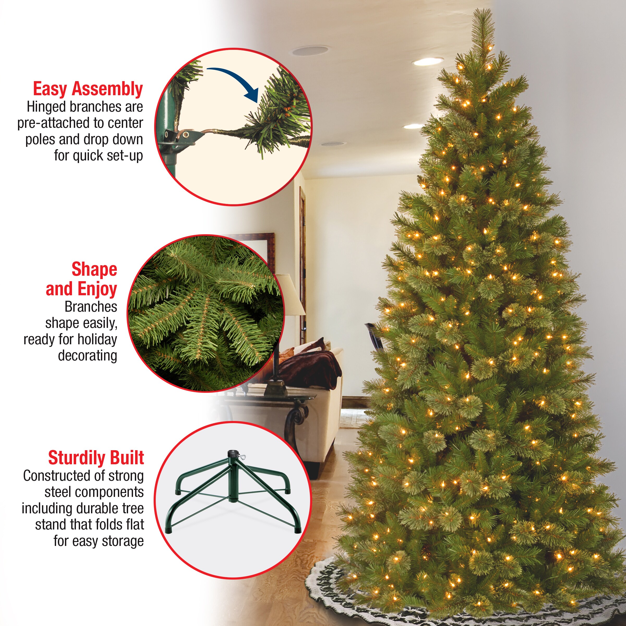 National Tree Company TAP7-309-75 Artificial-Christmas-Trees - View #7
