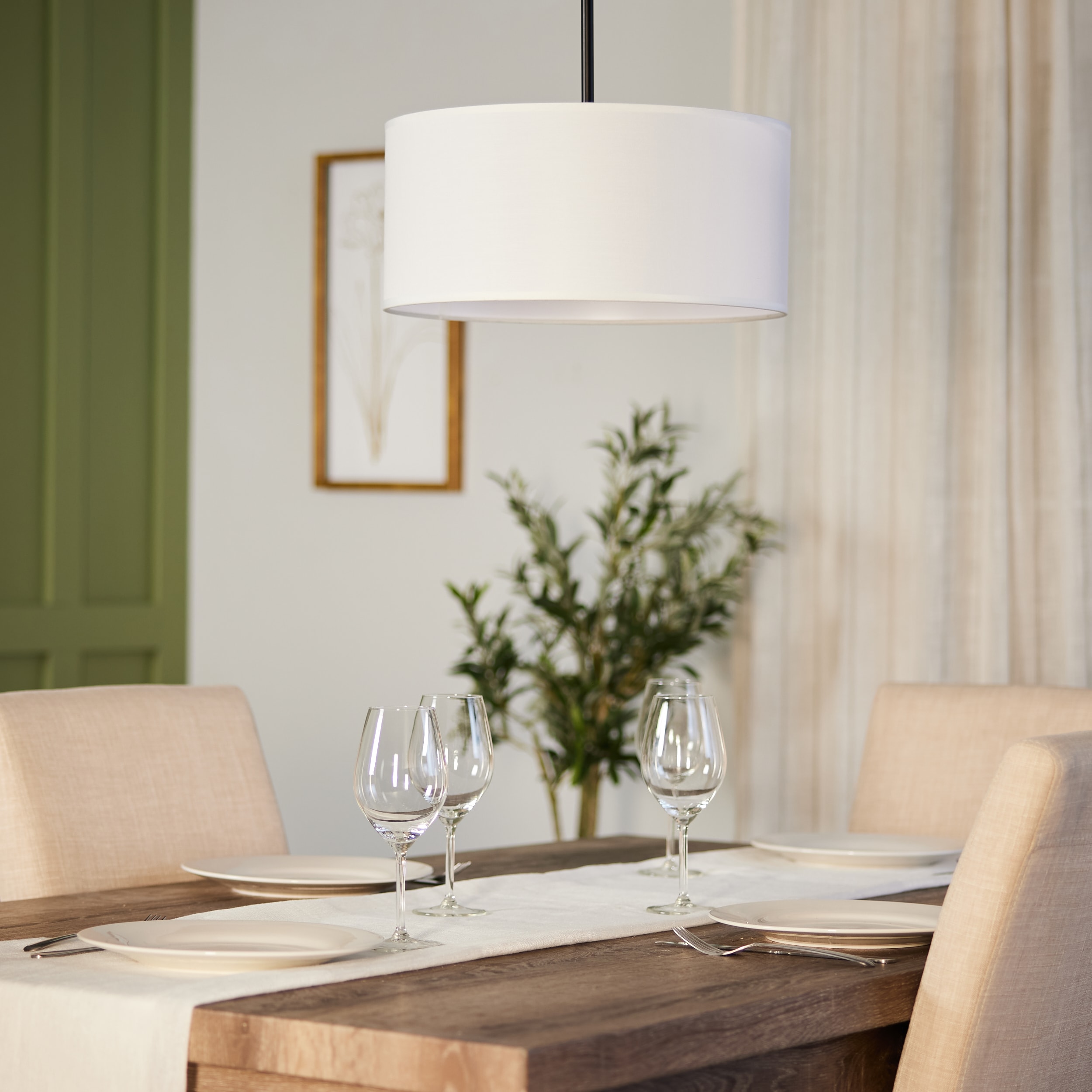 allen + roth LW1874-BK CV Pendant-Lights - View #7