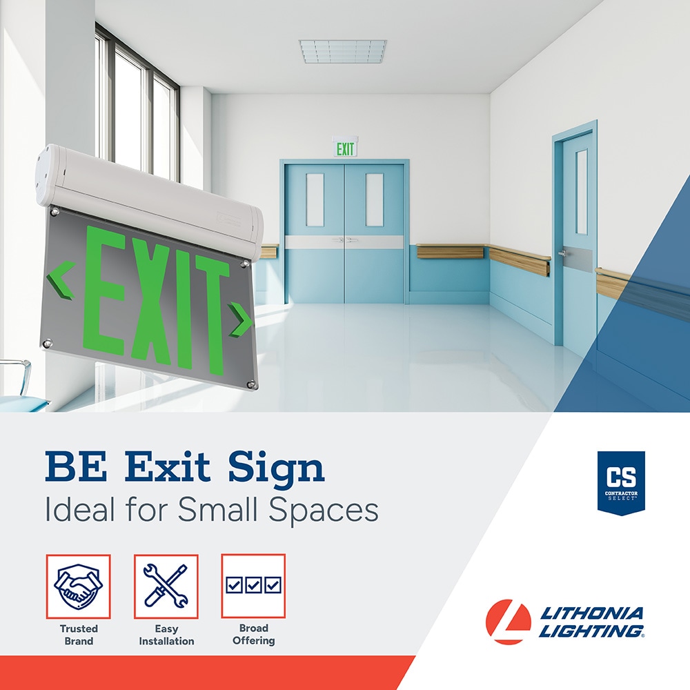 Lithonia Lighting BEWGSMM6 Emergency-Exit-Lighting - View #2