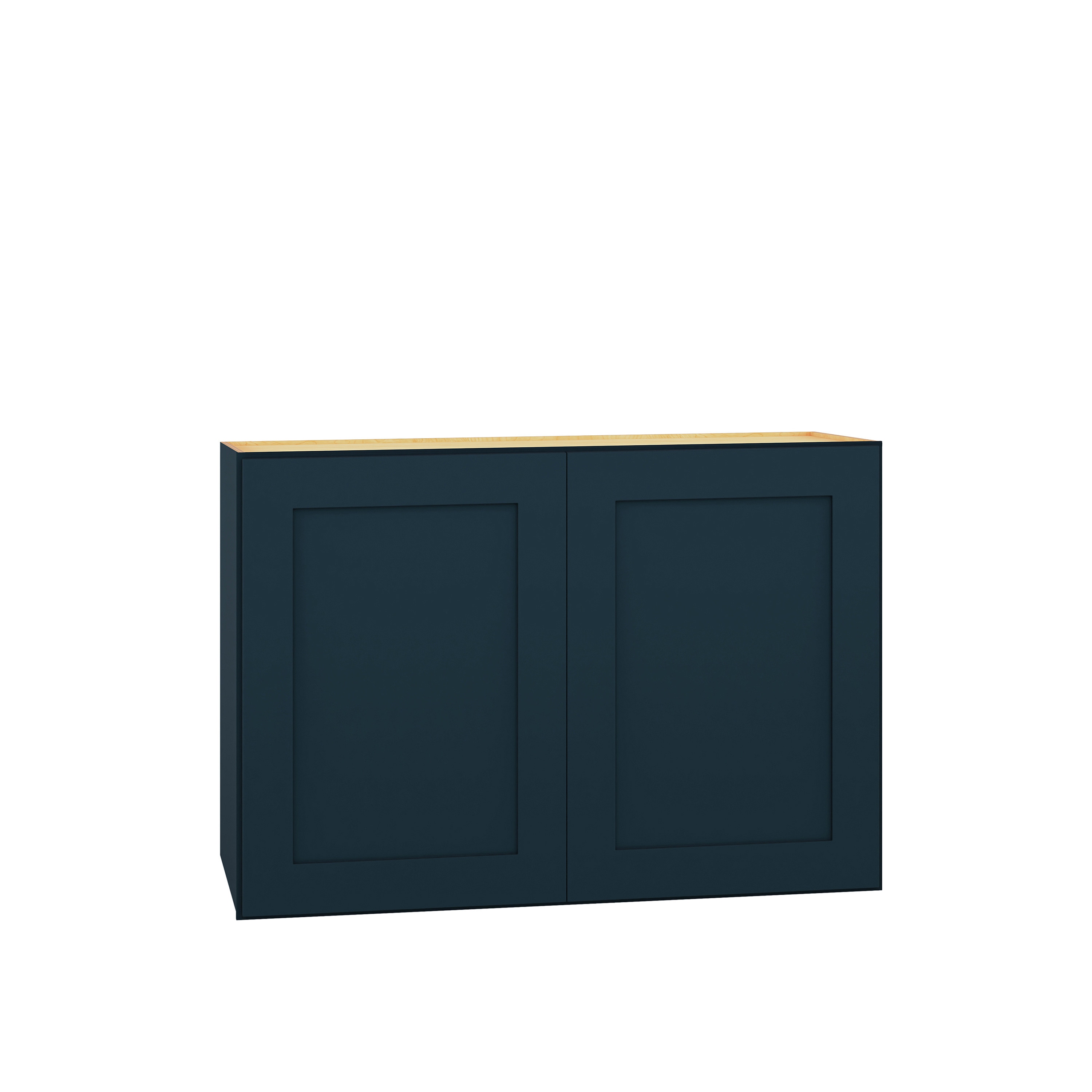Diamond Express 330 W3021 Jamestown 30-in W x 21-in H x 12-in D Regatta Blue Wall Fully assembled Plywood Cabinet (Recessed Panel Shaker)