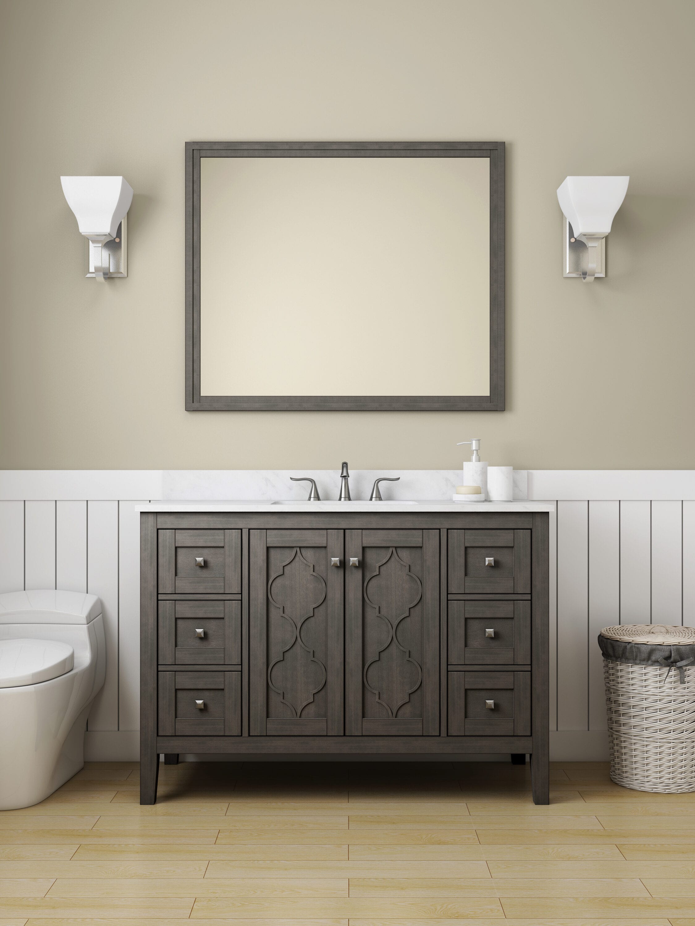 allen + roth WSLW48LGV Bath-Vanity-Combo - View #11