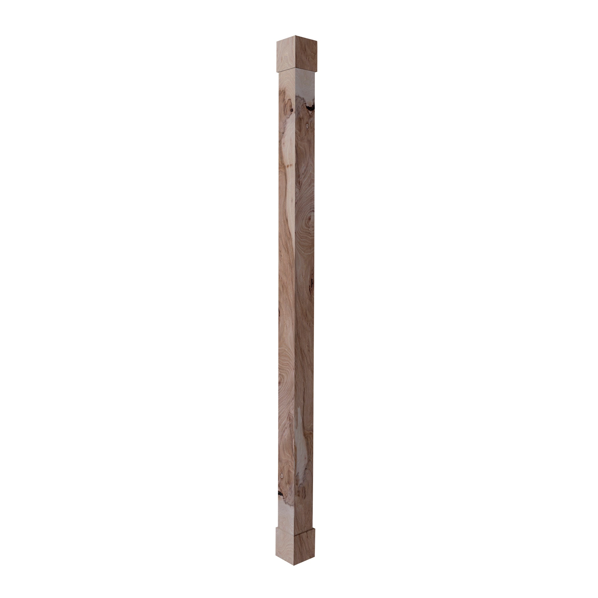 Ornamental Mouldings POLEWRAP01-RUSHICK 5.6875-in L x 8.66-ft Unfinished Hickory Column Wrap
