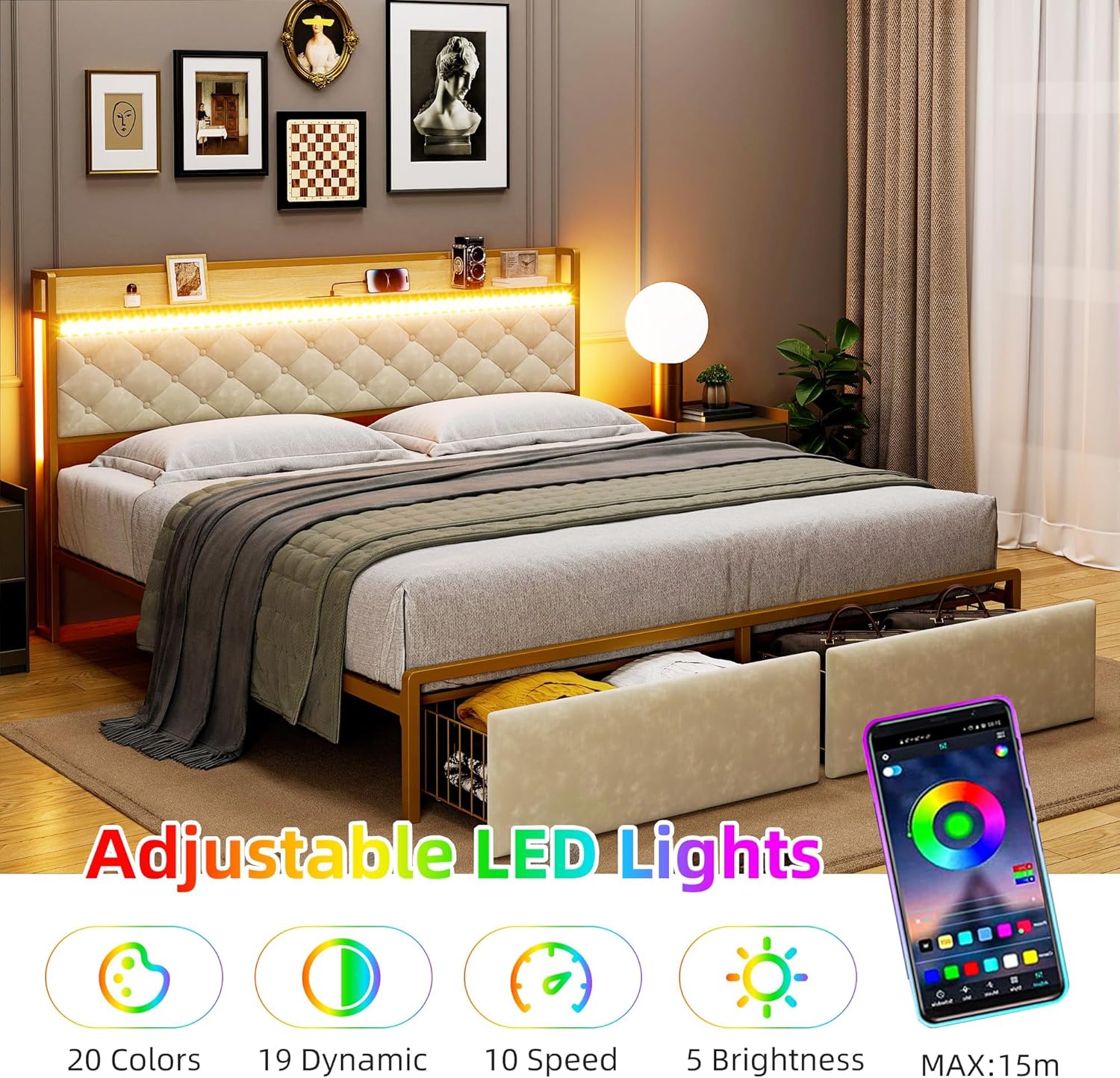 Qeetex LHF-BED-PHO-0YDYUNNH beds - View #4