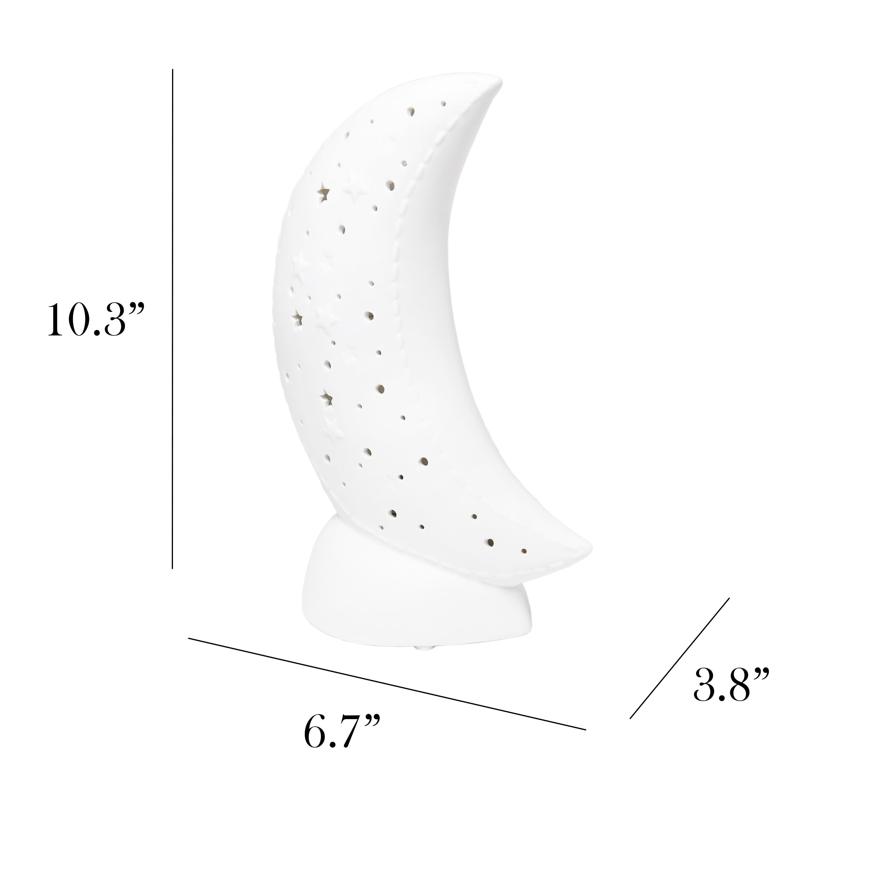 Simple Designs LT3338-WHT Table-Lamps - View #3