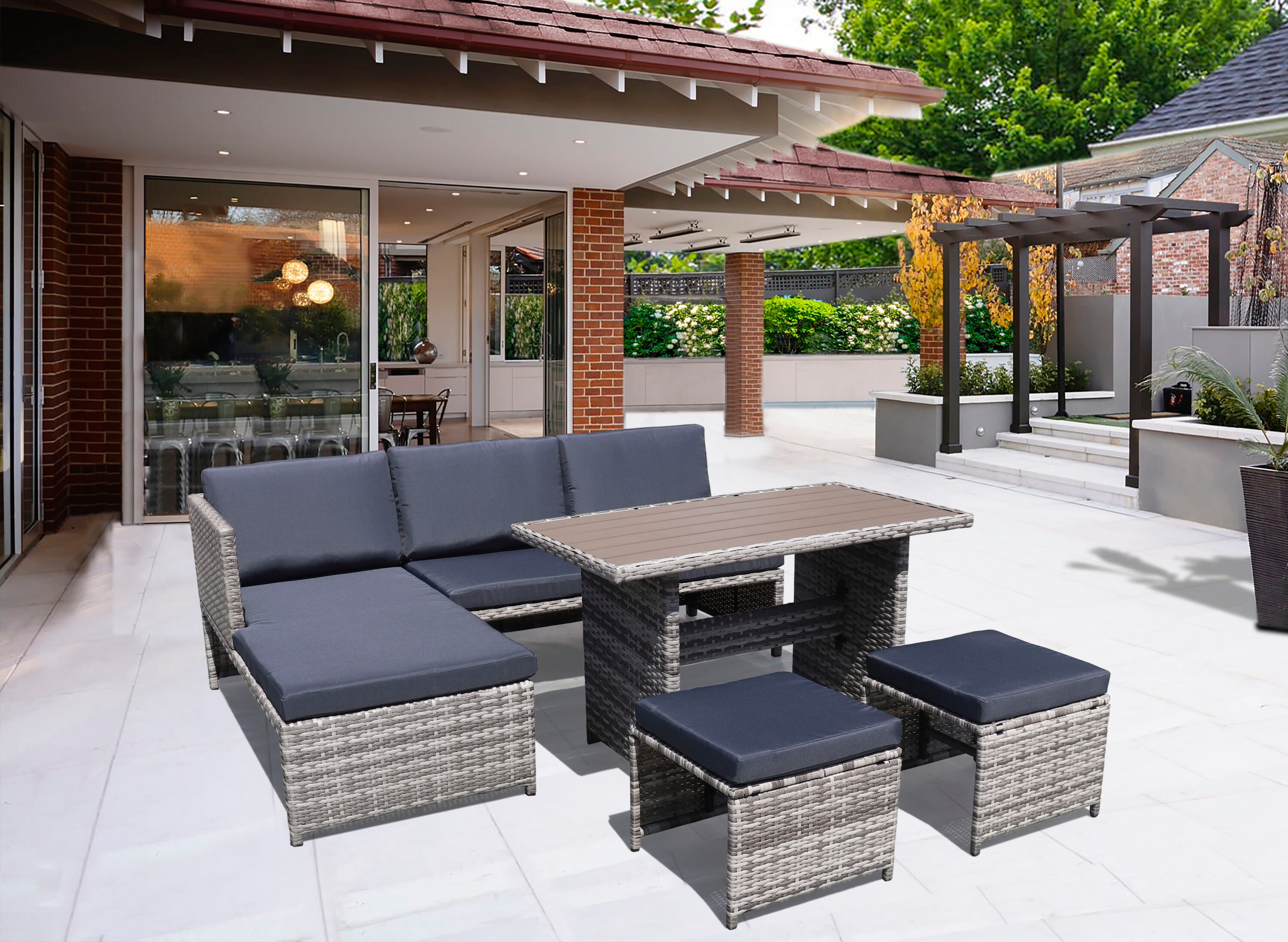 Flynama YC-V-DS-0009A Patio-Conversation-Sets - View #2