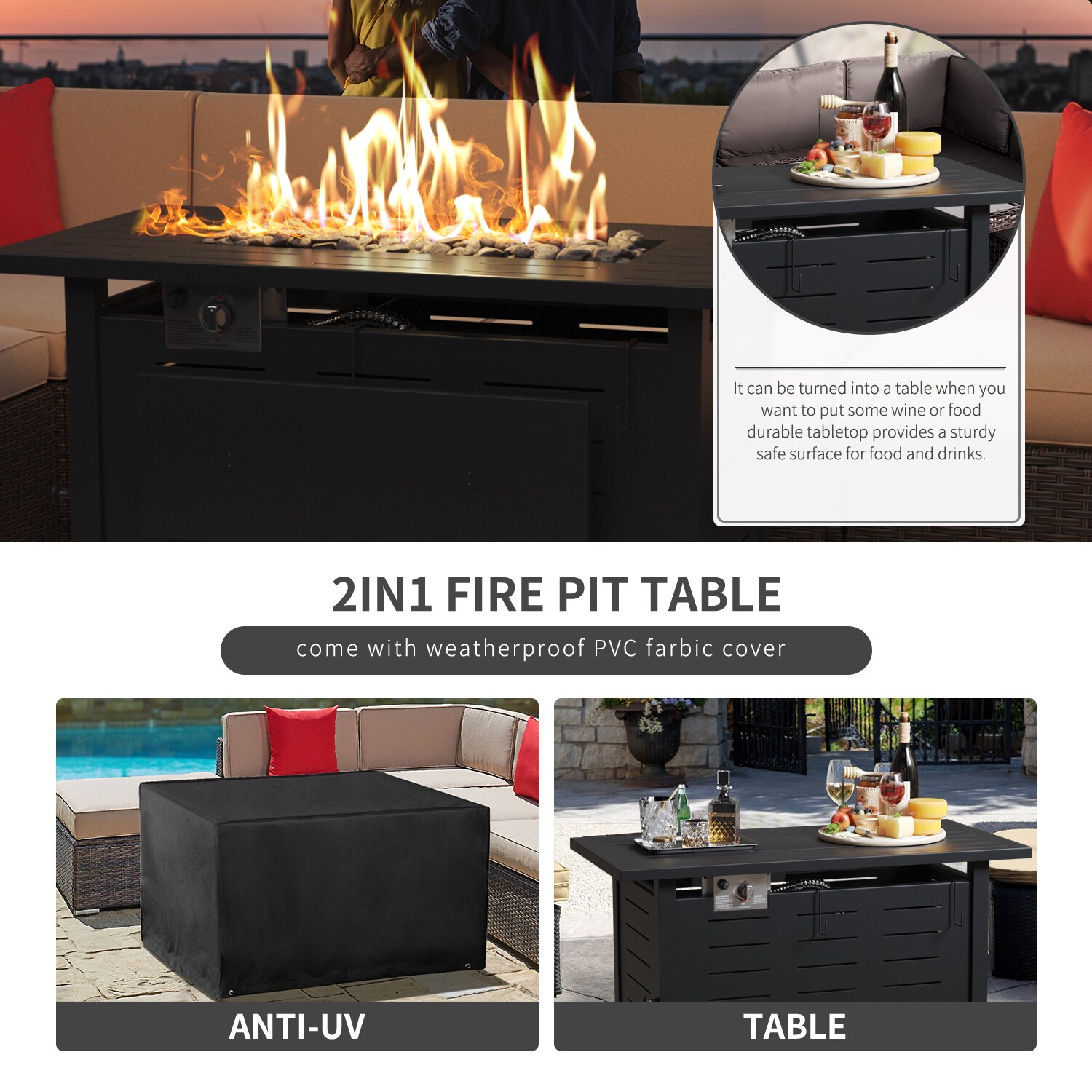 Bapipro BP3508B21 Patio-Conversation-Sets - View #7