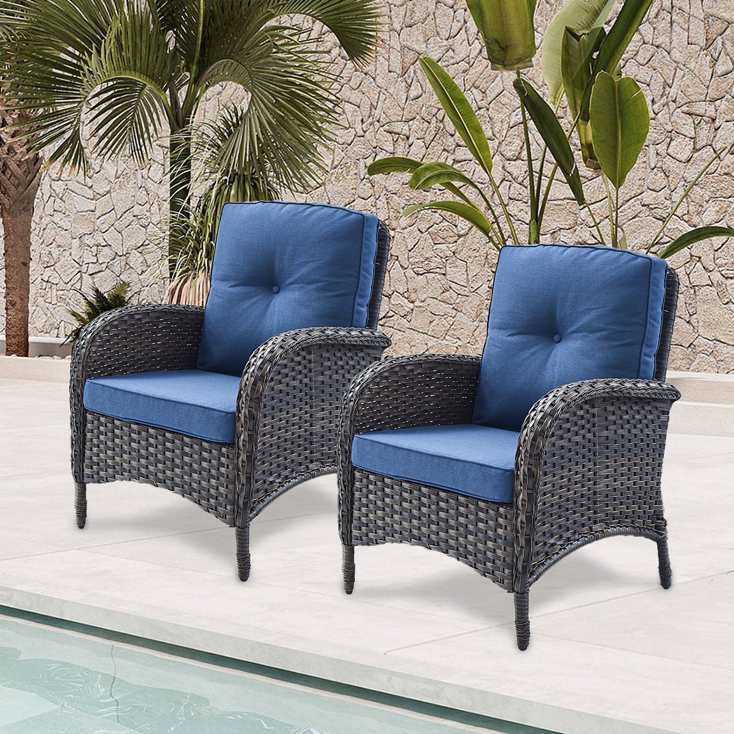 逆輸入 Frame Wicker Juno New Rilyson Conversation with Chair(s) ダイニングチェア