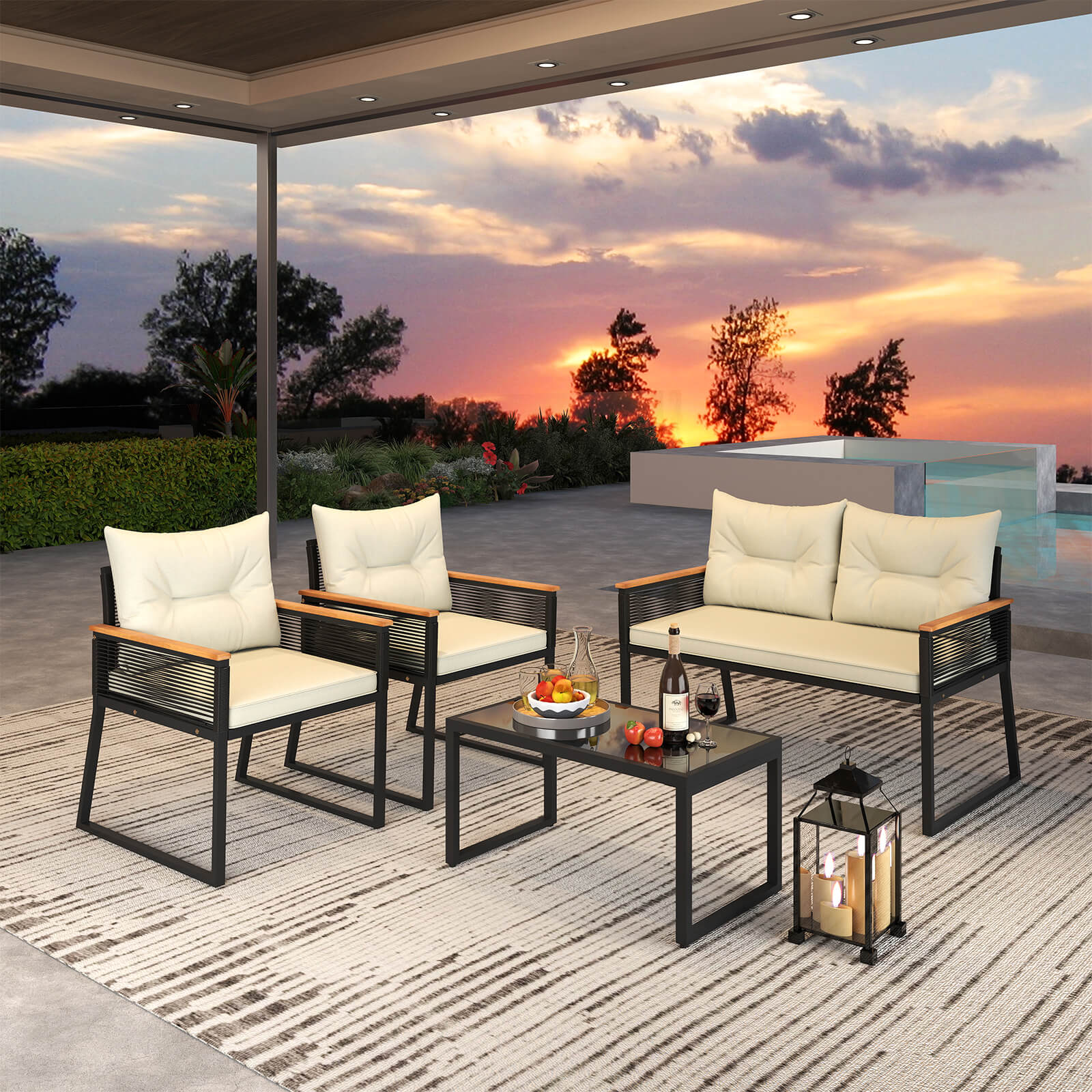 Costway HCST07924 Patio-Conversation-Sets - View #9