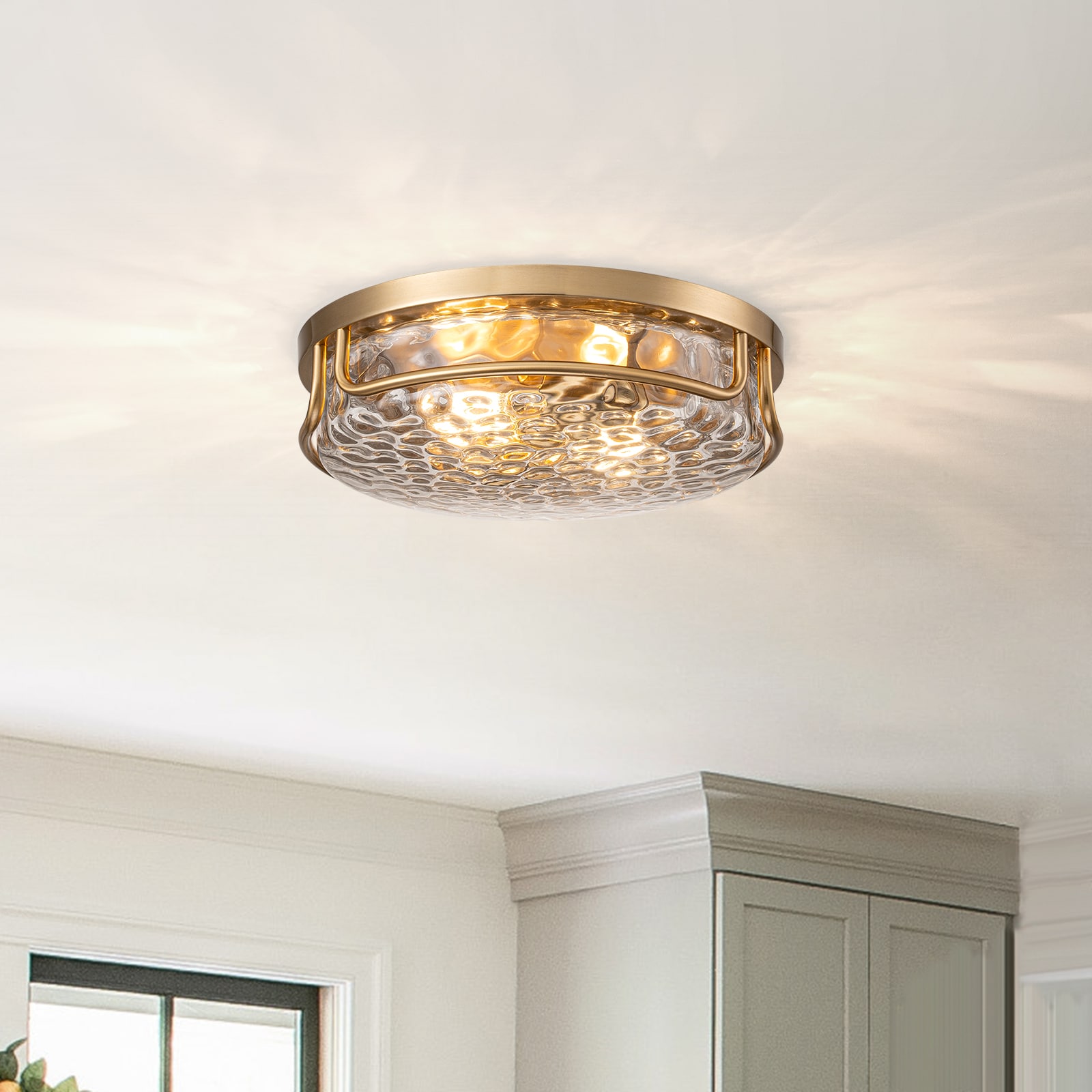 EDISLIVE Y81010000045608 Calliope 2 -Light 12.8-in Oil rubbed Bronze Flush Mount Light