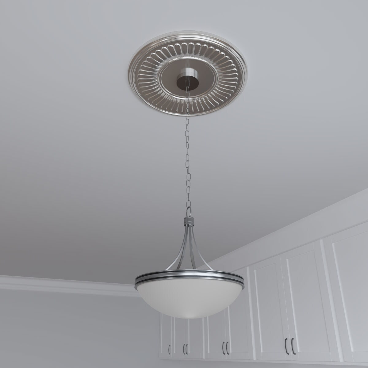 Ekena Millwork CMP19BEBCR Ceiling-Medallions - View #8