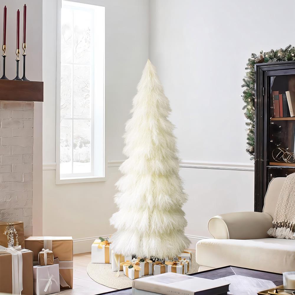LuxenHome WHAP2565-6FT Artificial-Christmas-Trees - View #6