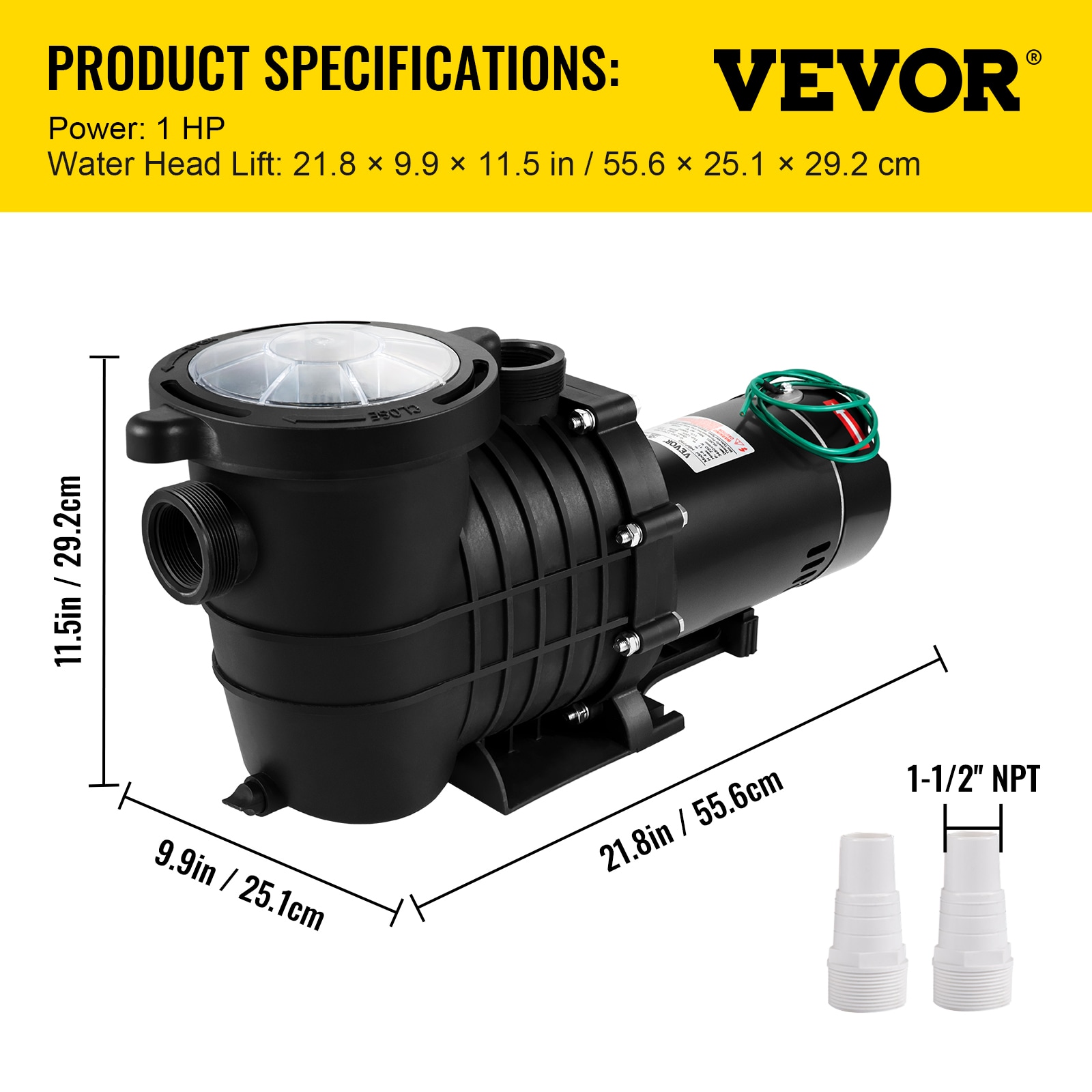 VEVOR YCBMC750W5555B87AV5 Pool-Pumps - View #8