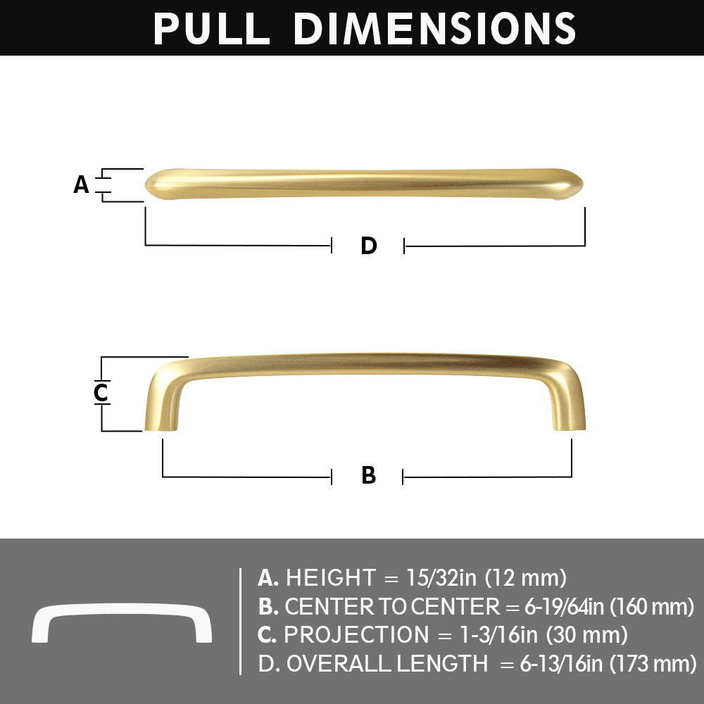 Miaokesen 2027TLS-160 Cabinet-Pulls - View #2