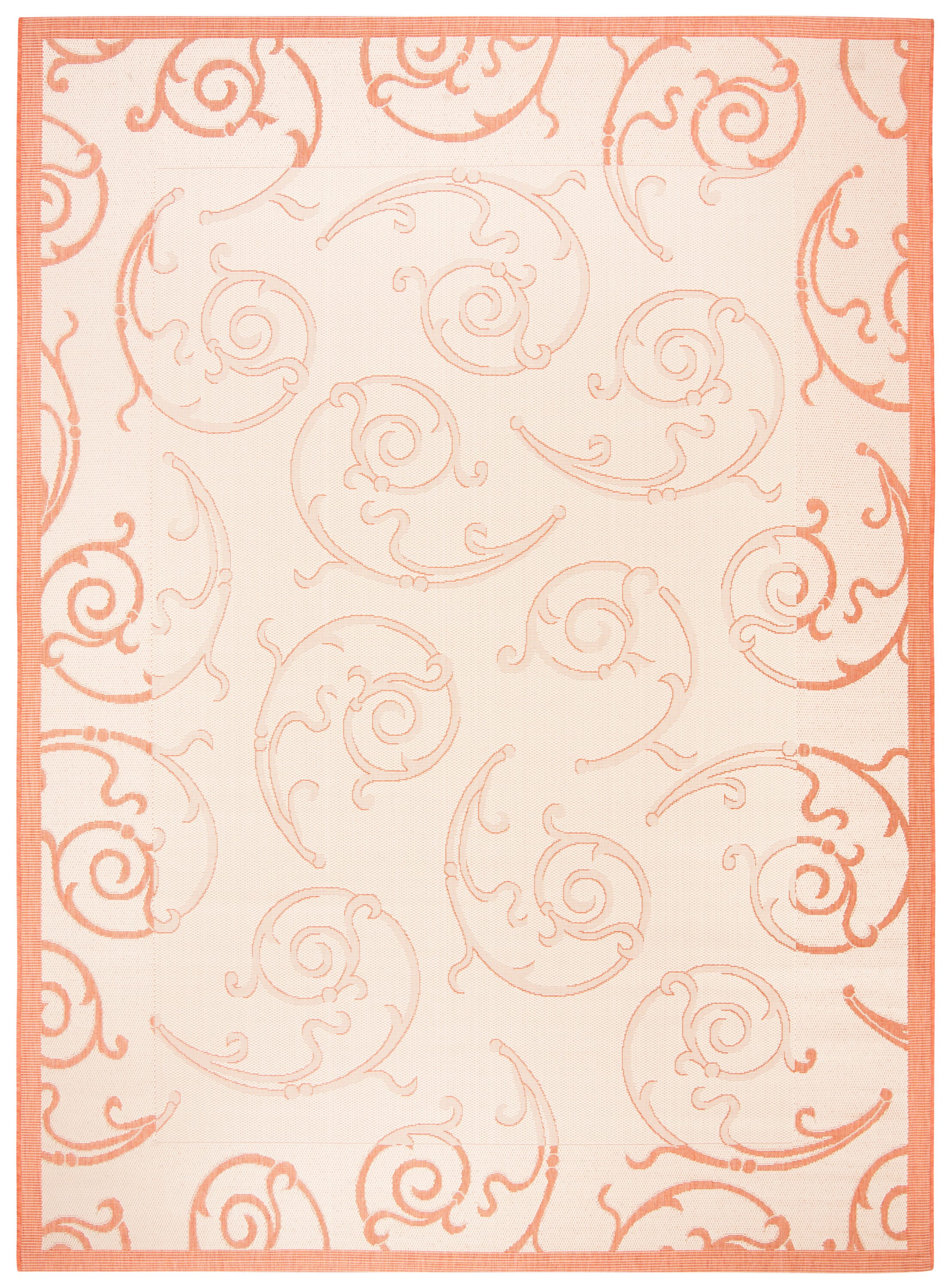 Courtyard 2665 Natural Terracotta 7 X 10 Area Rug