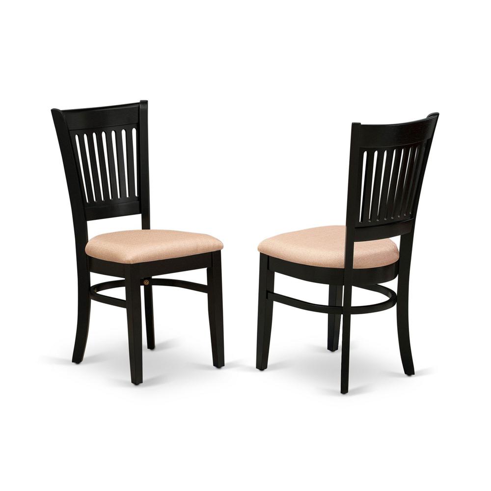 East West Furniture DLVA5-BLK-C Dining-Sets - View #3