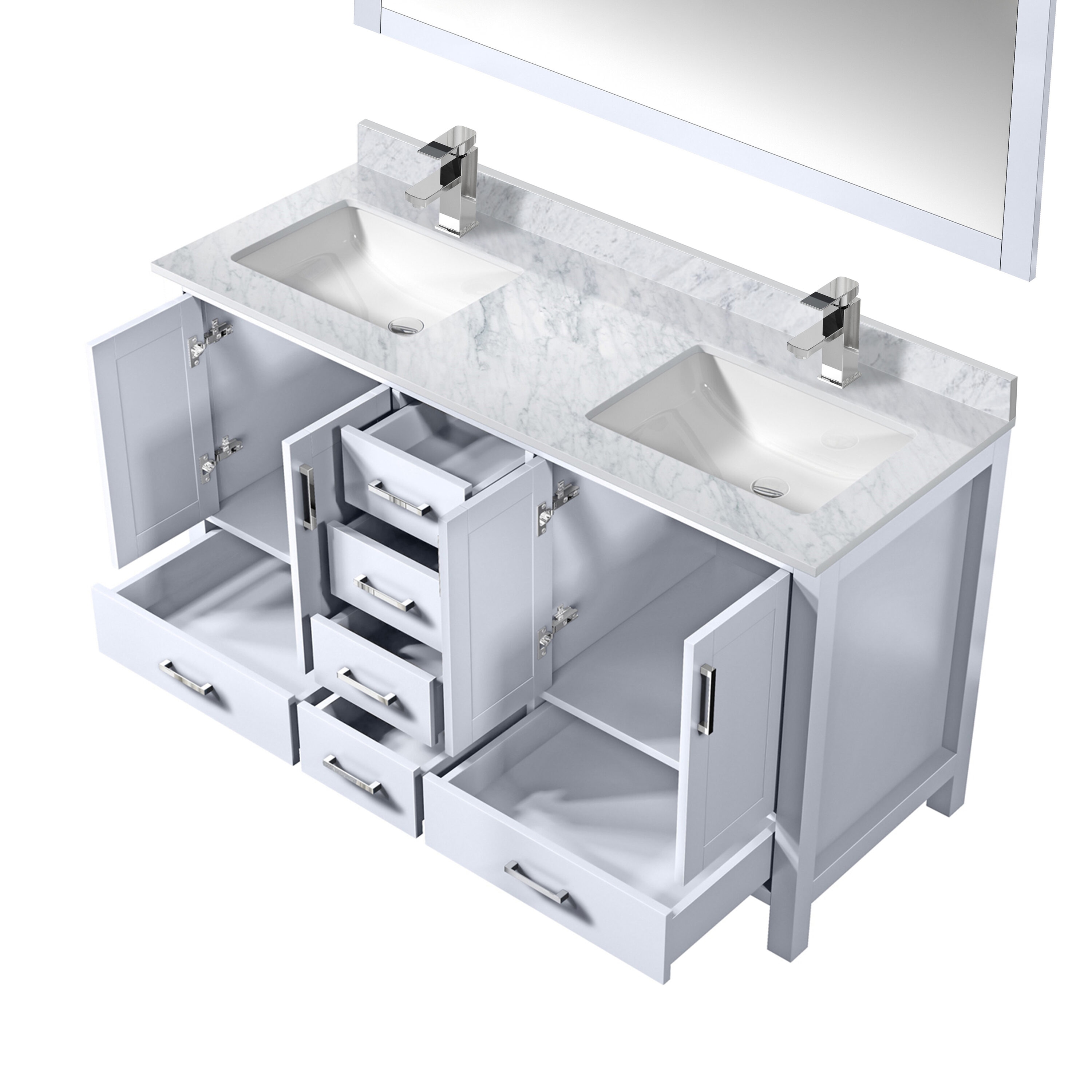 Lexora LJ342260DADSM58F Bath-Vanity-Combo - View #4