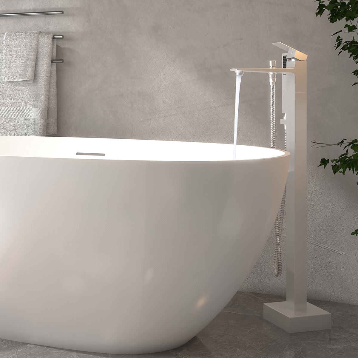 Mondawe AM-S123C-BN Roman-Tub-Faucets - View #2