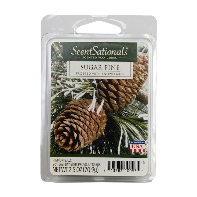 ScentSationals Sugar Pine 2.5 Oz Scented Fragrant Wax Melts- 4 Pack at
