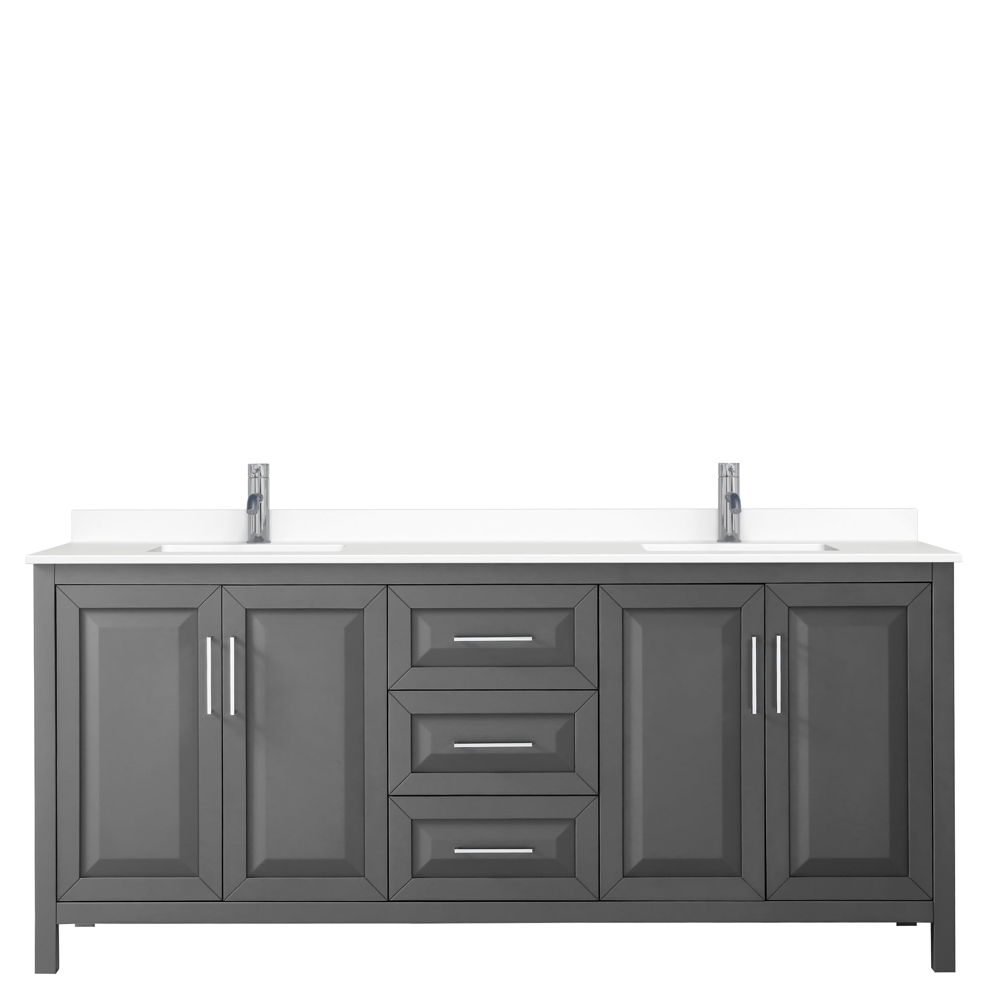 Wyndham Collection WCV252580DKGWCUNSMXX Bath-Vanity-Combo - View #3