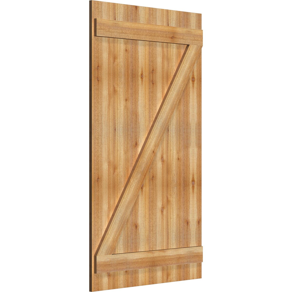 Ekena Millwork RBJ06Z32X056RWR Exterior-Shutters - View #2