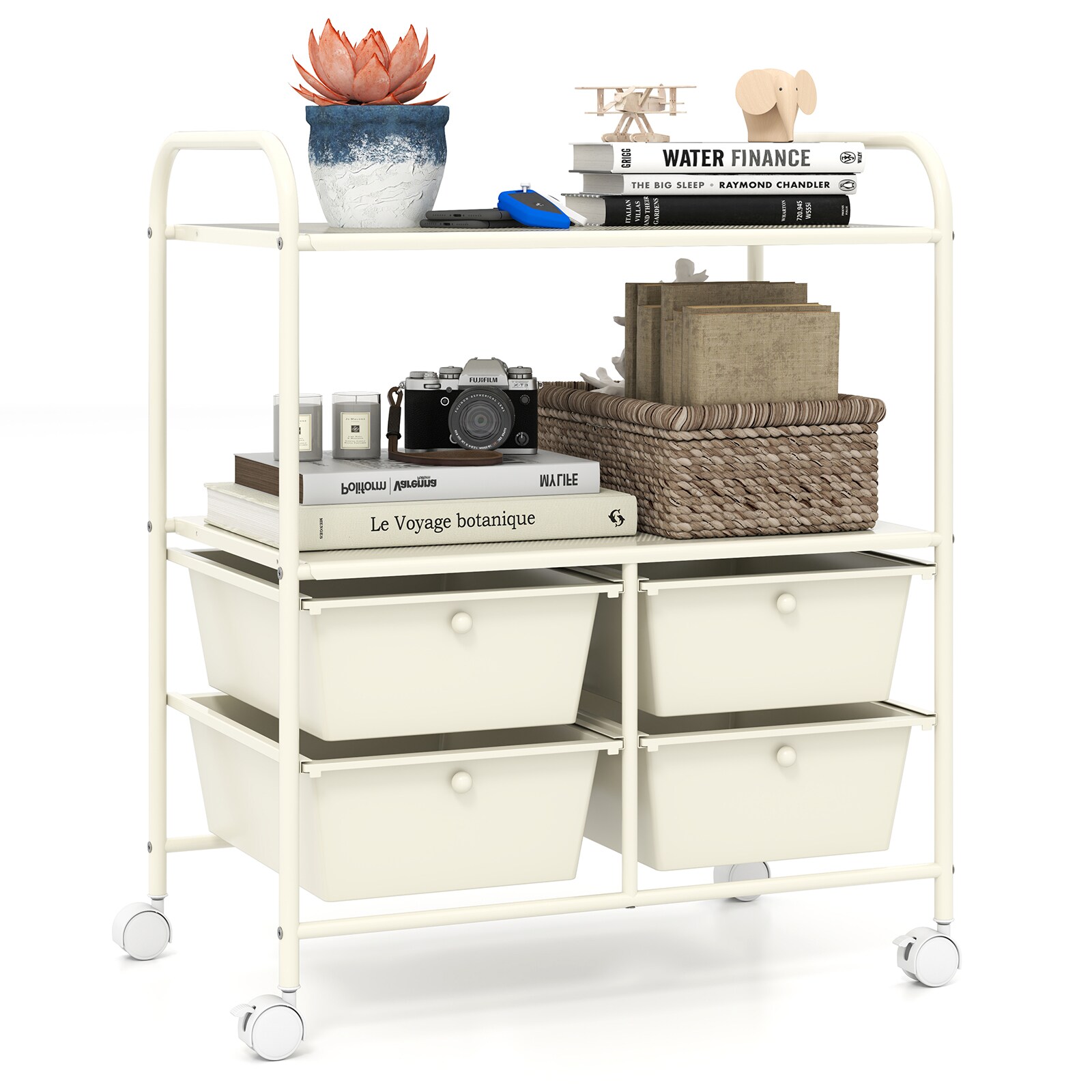 Slickblue D-CO-HW07045WH Office-Carts - View #3