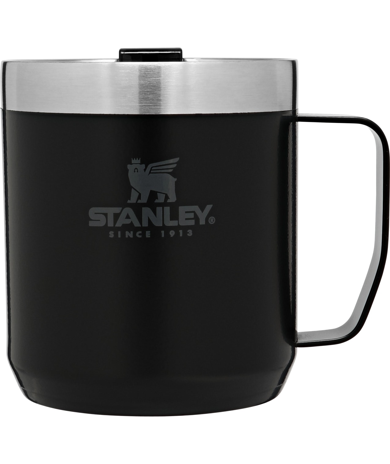  Stanley Legendary Camp Mug, 12oz, Stainless Steel Vacuum  Insulated Coffee Mug with Drink-Thru Lid (Green/Matte Black) : Sports &  Outdoors