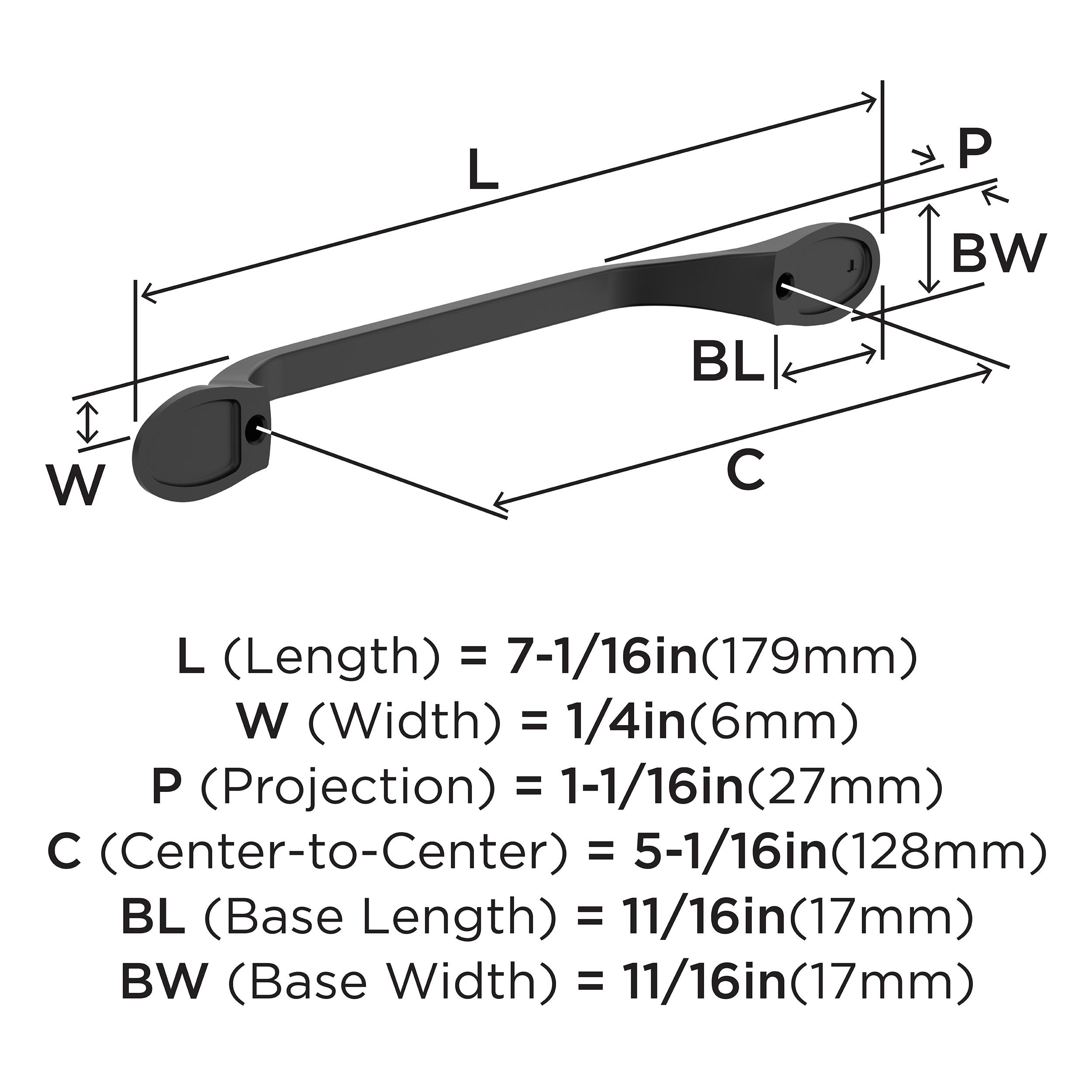 Amerock BP21937FB Cabinet-Pulls - View #4