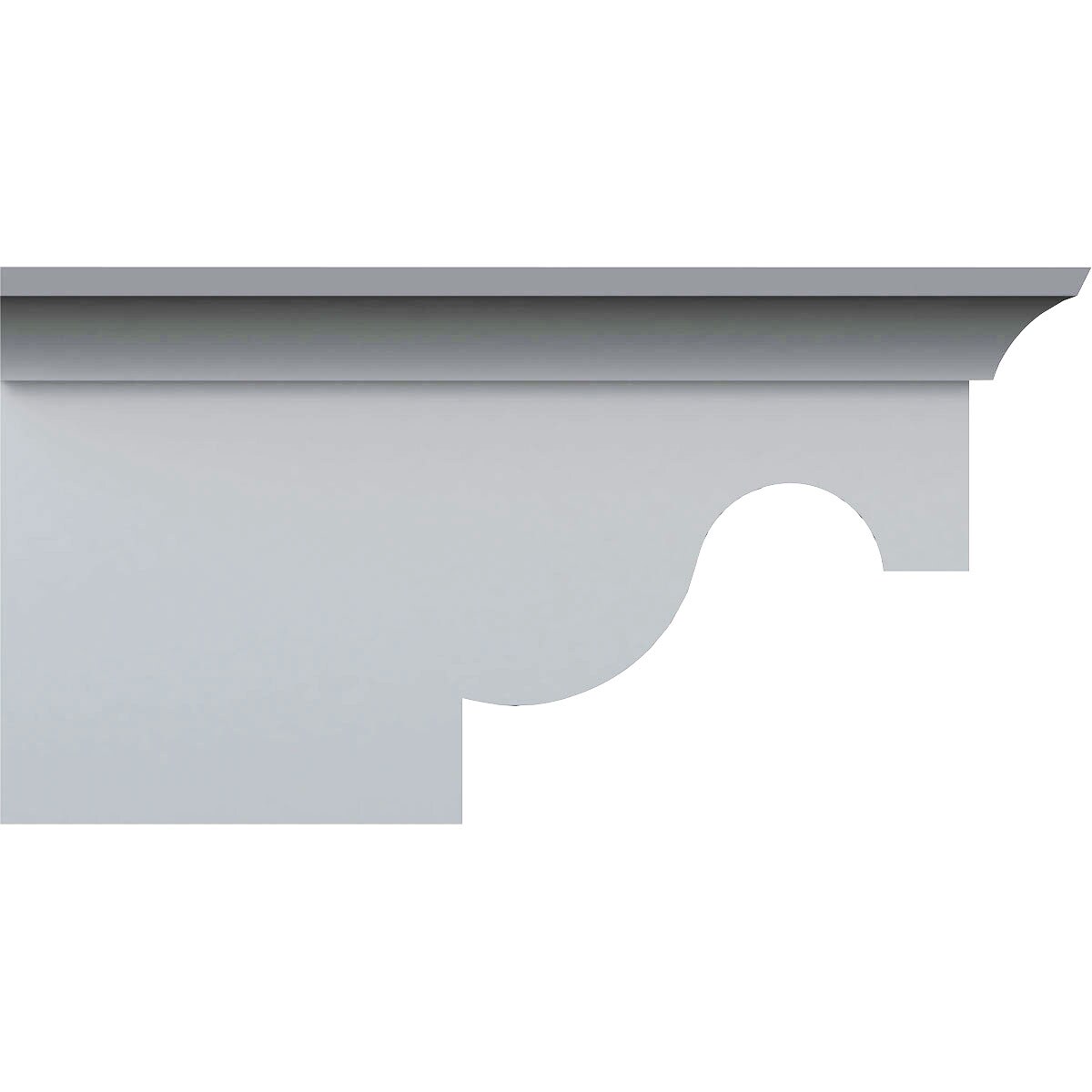 Ekena Millwork BKT07X04X06NE-R Exterior-Brackets-Braces - View #4