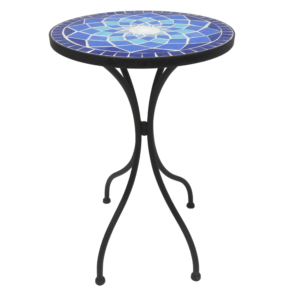 AHIOU HOME ZAAH-G116843ST Irvine Square Outdoor End 14-in W x 14-in L