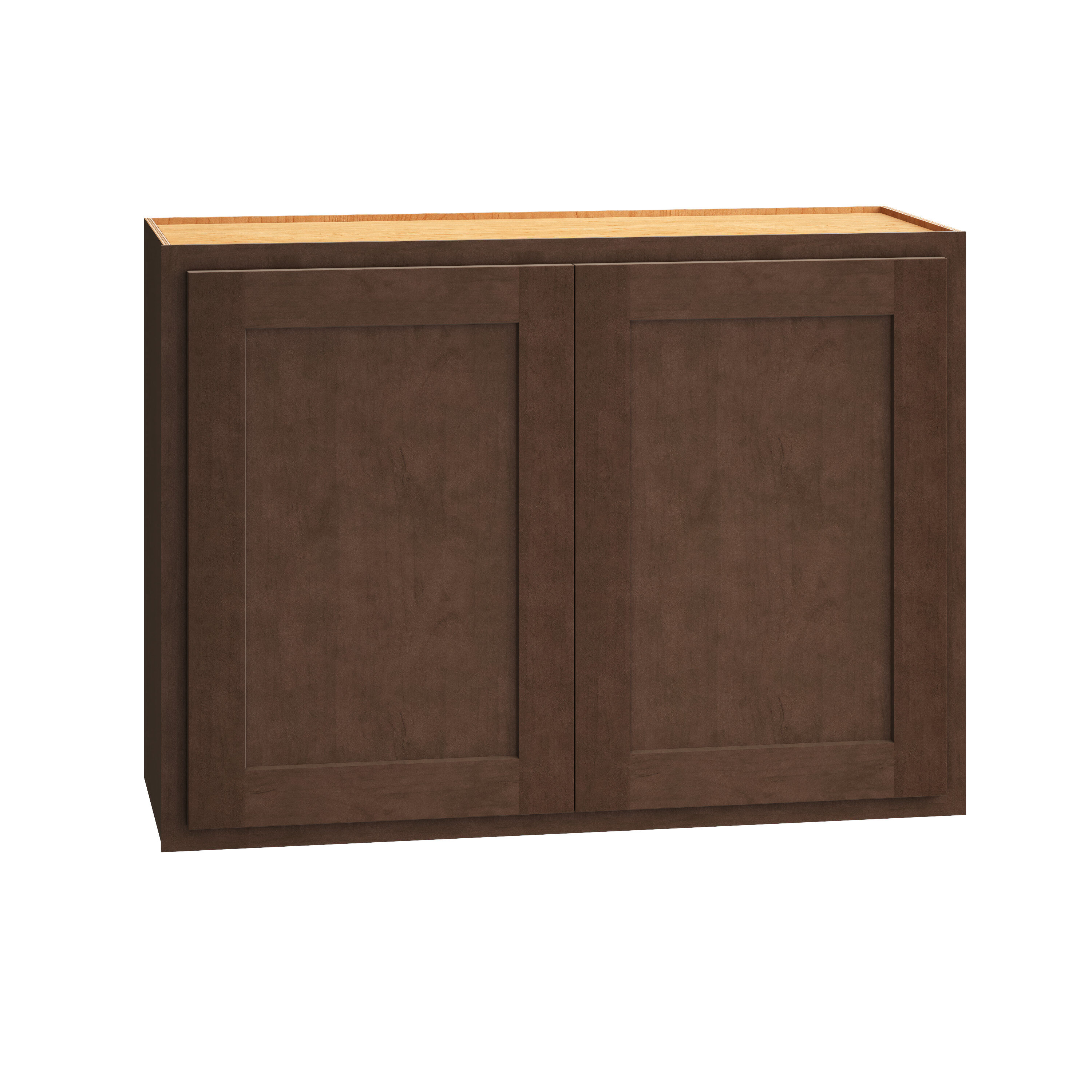 Diamond Express Jamestown 33-in W x 18-in H x 12-in D Thatch Partial Overlay Wall Fully Assembled Plywood Cabinet (Recessed Panel Shaker Door Style)