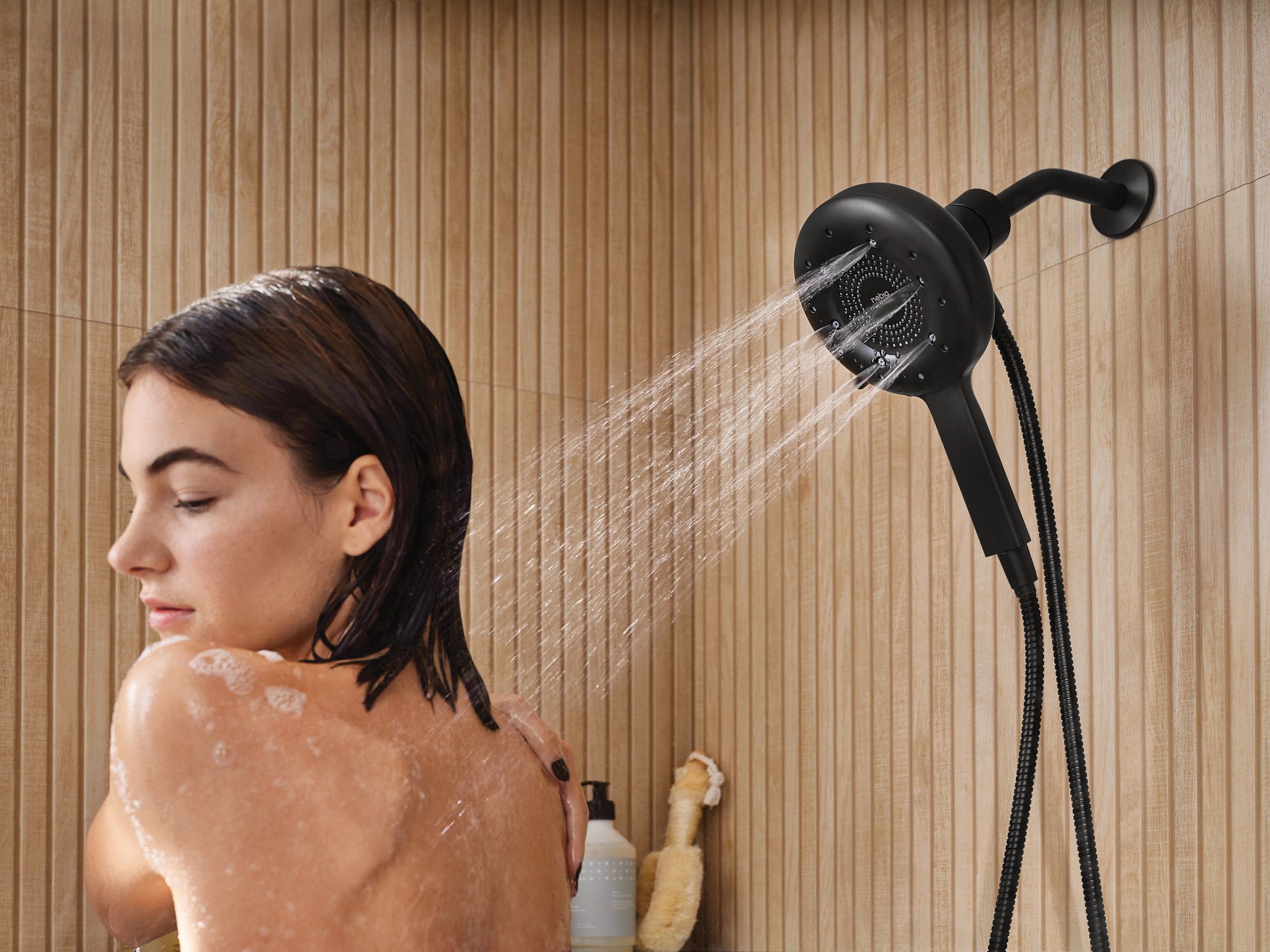 Moen N400H0BL Fixed-Showerhead - View #13