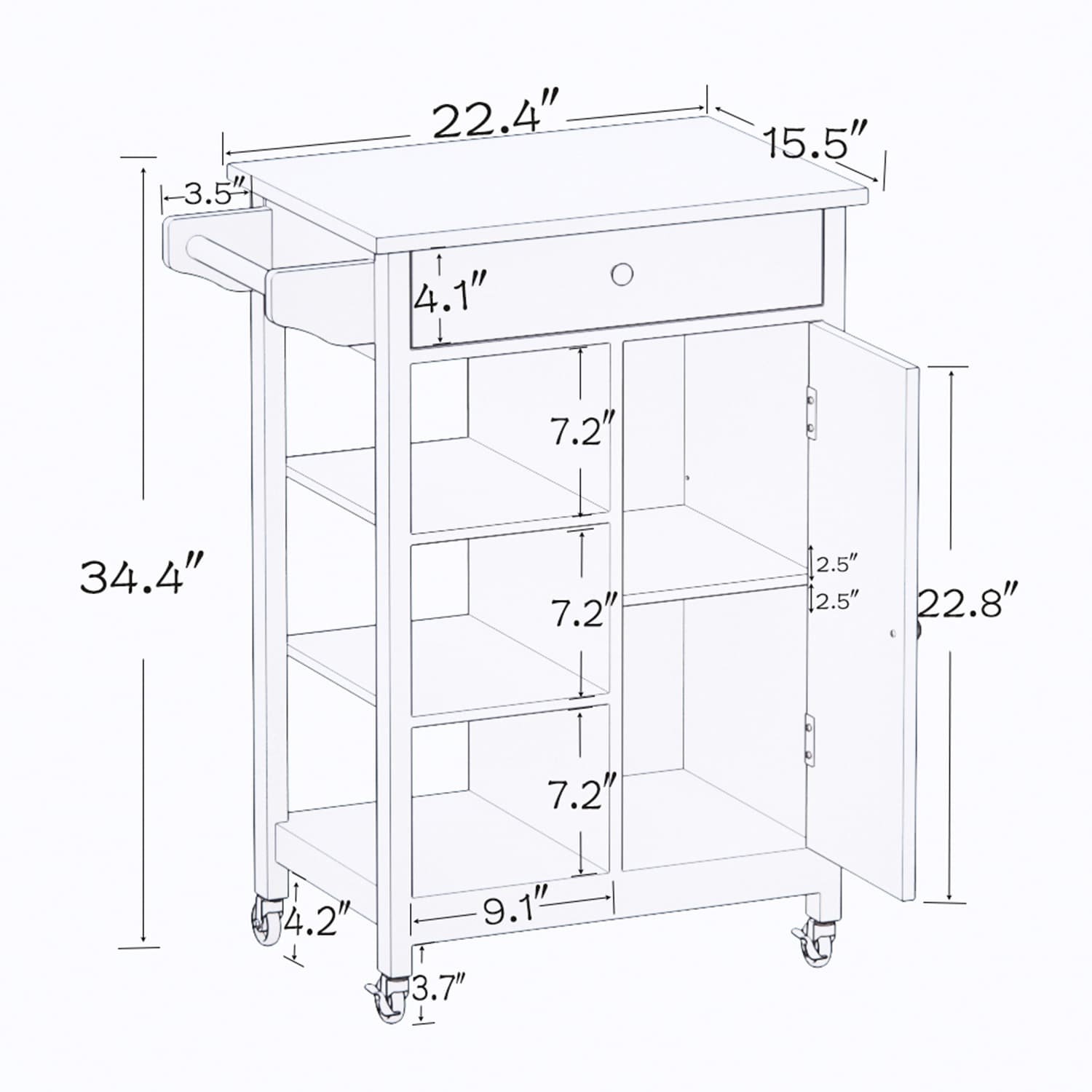 Bybafun YA8600007 Kitchen-Furniture - View #2