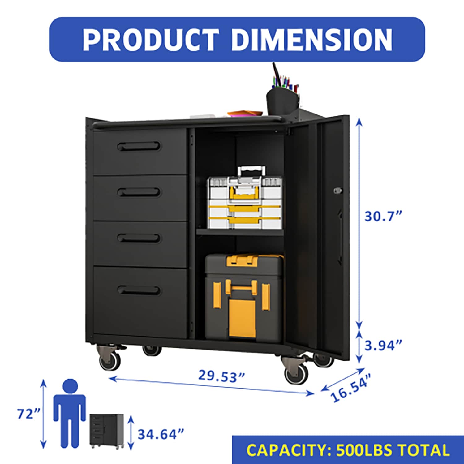 GZMR GM-T2307 Filing-Cabinets - View #4
