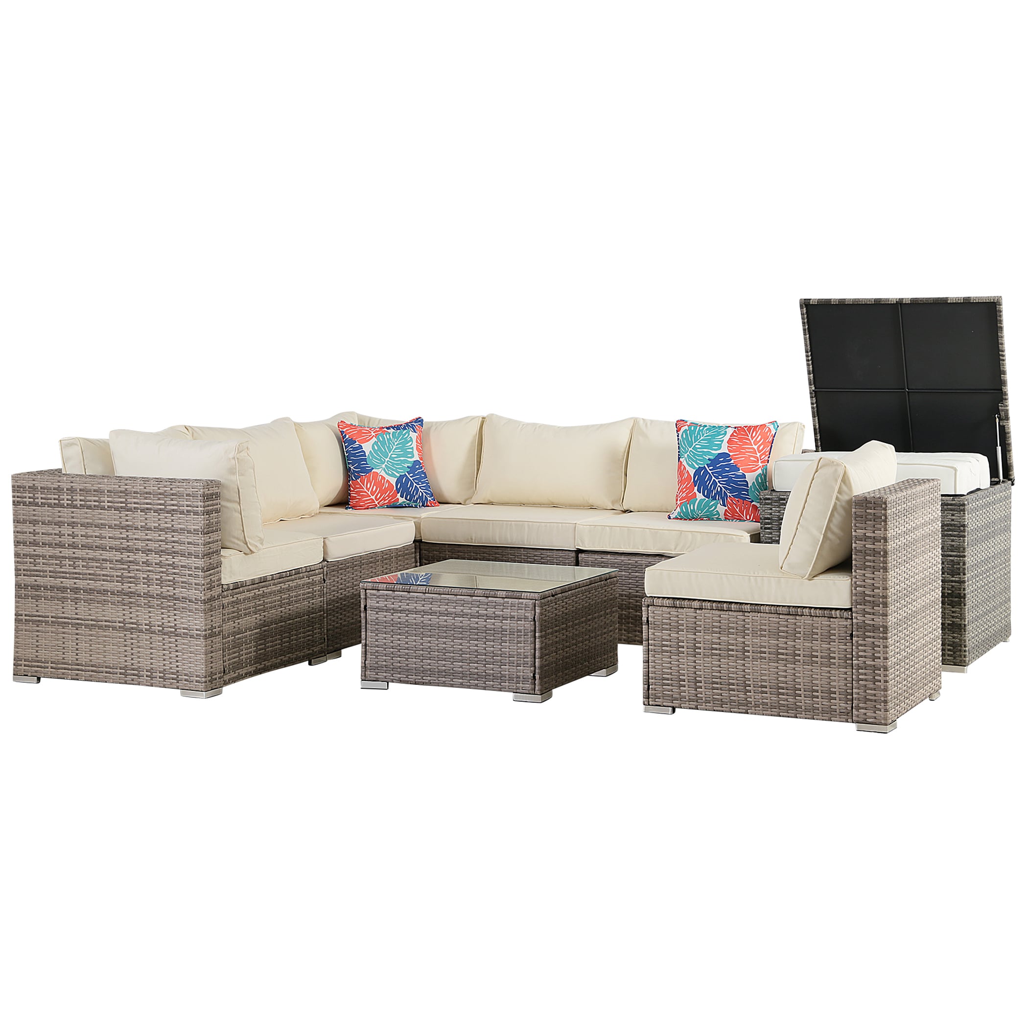 Unity UF-ZJ07GYGY Patio-Conversation-Sets - View #6
