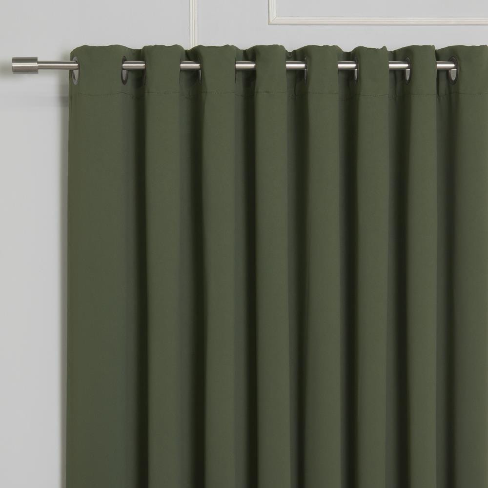 Best Home Fashion GR-WD-FR-100X84-MOSS curtains - View #3