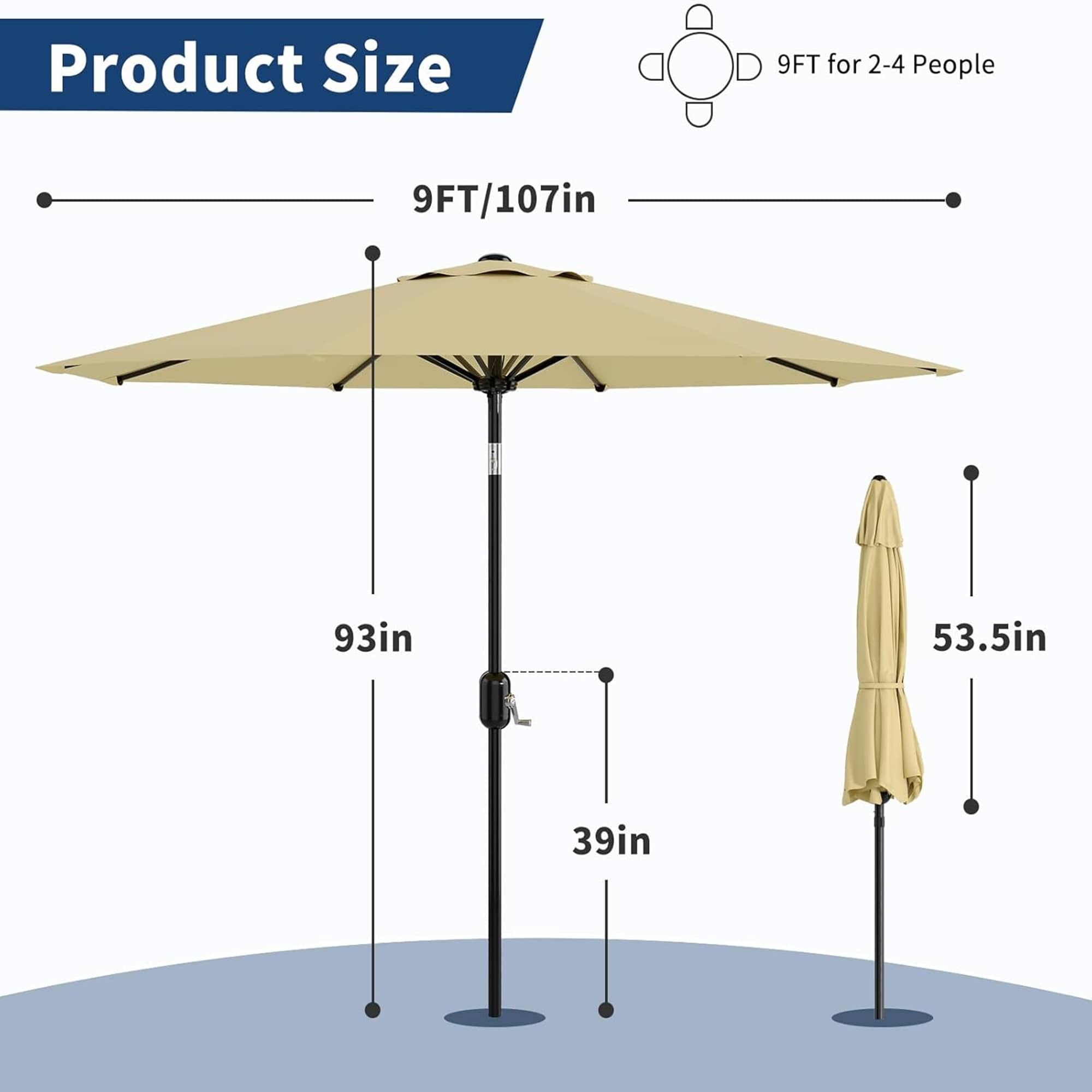 Qeetex LSHQQPPG-333JFP53 Umbrellas-2 - View #4