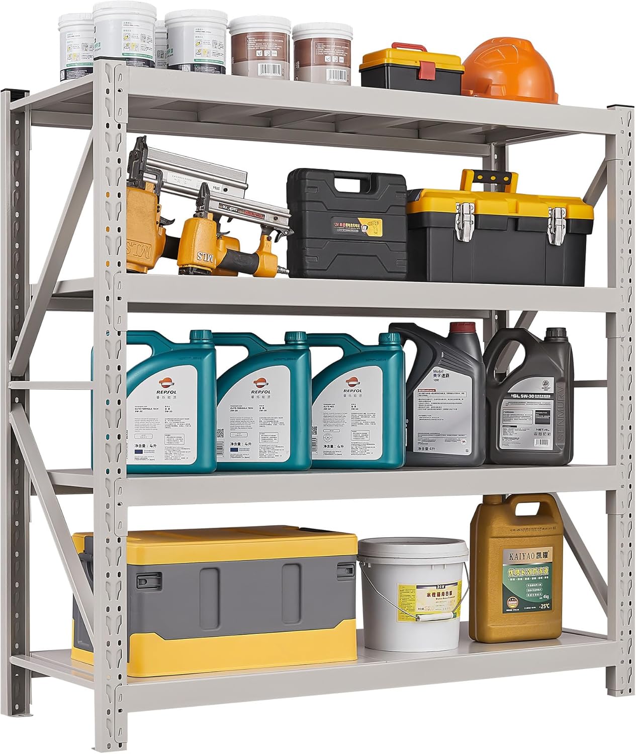 LOVMOR SF-R-W227P202806 Capacity Garage Storage Shelves Heavy Duty