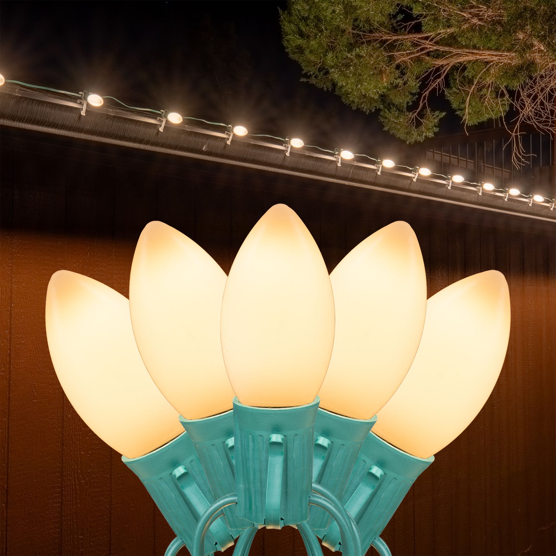 Novelty Lights FC9SET-LED-GW-CR-WH Patio-String-Lights - View #7
